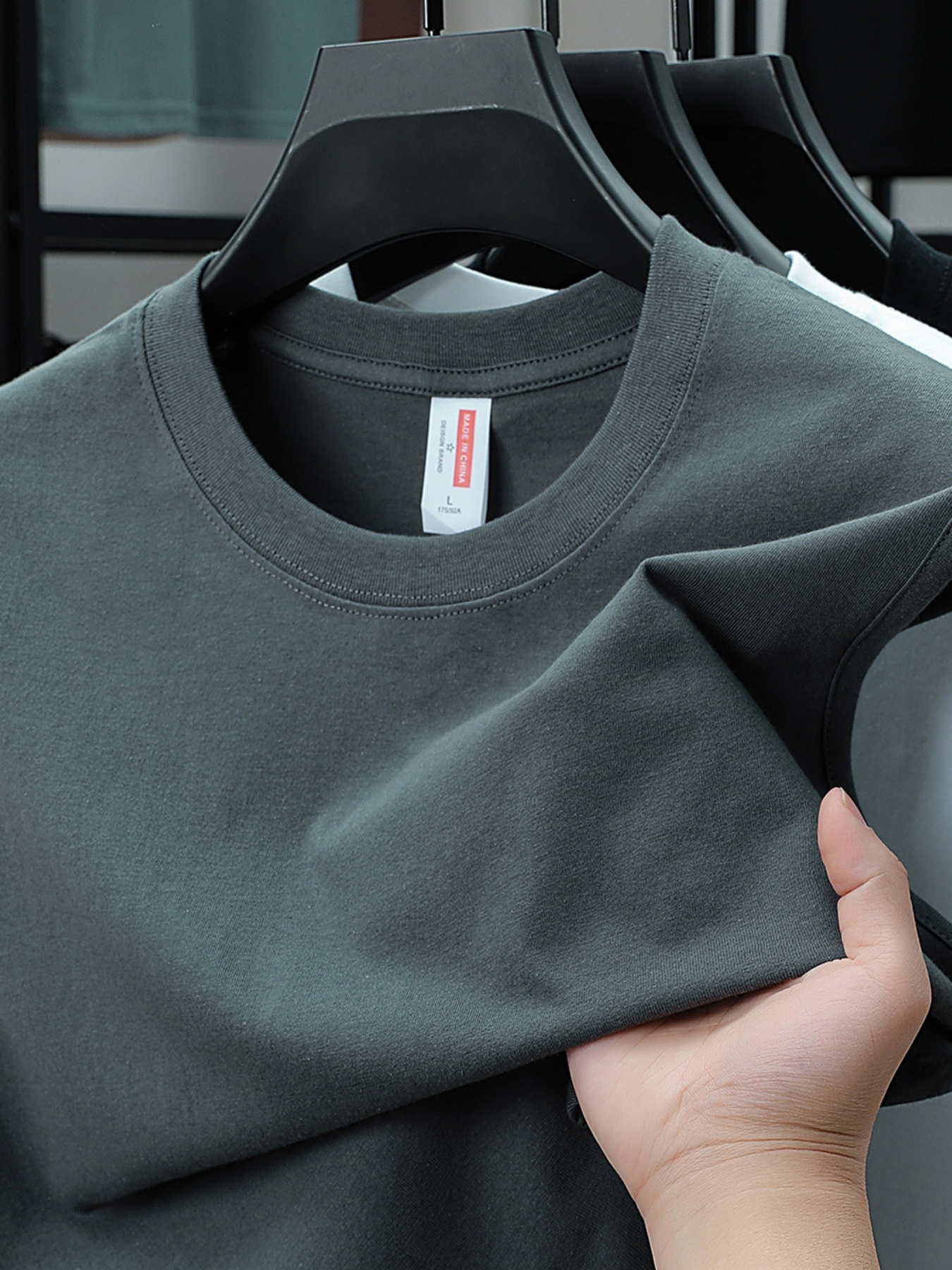 Men's Plus Size Round Neck Tank