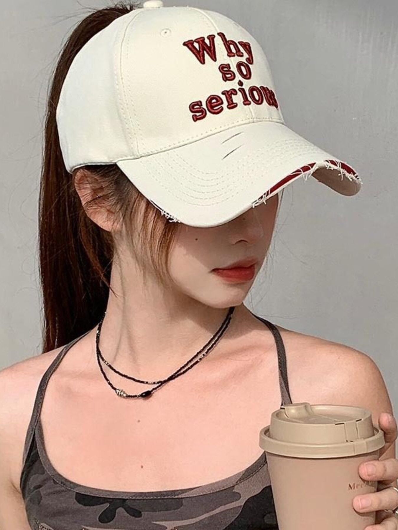 Embroidered Slogan Baseball Cap 5