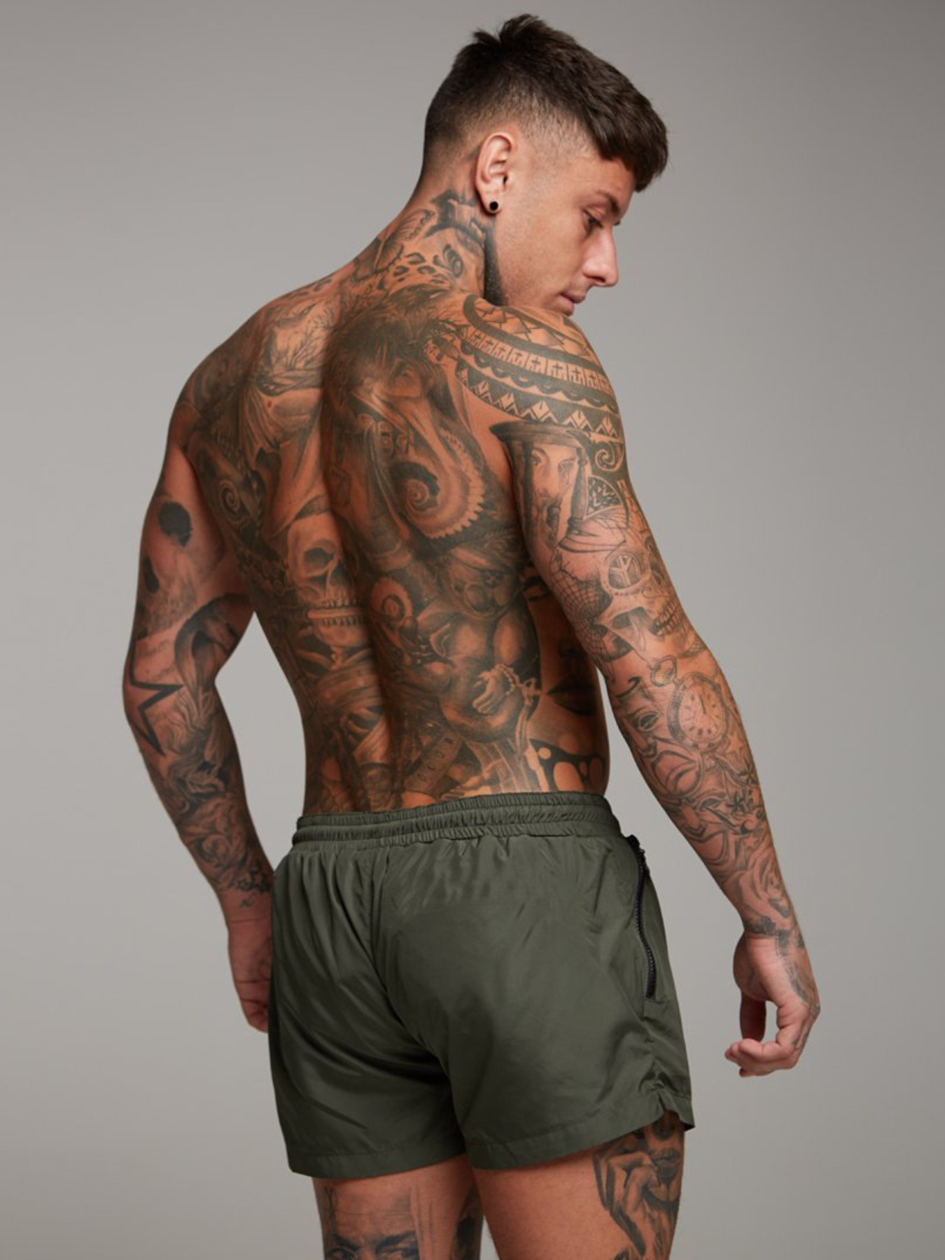 Men's Full Size Drawstring Active Shorts with Pockets Plus Size