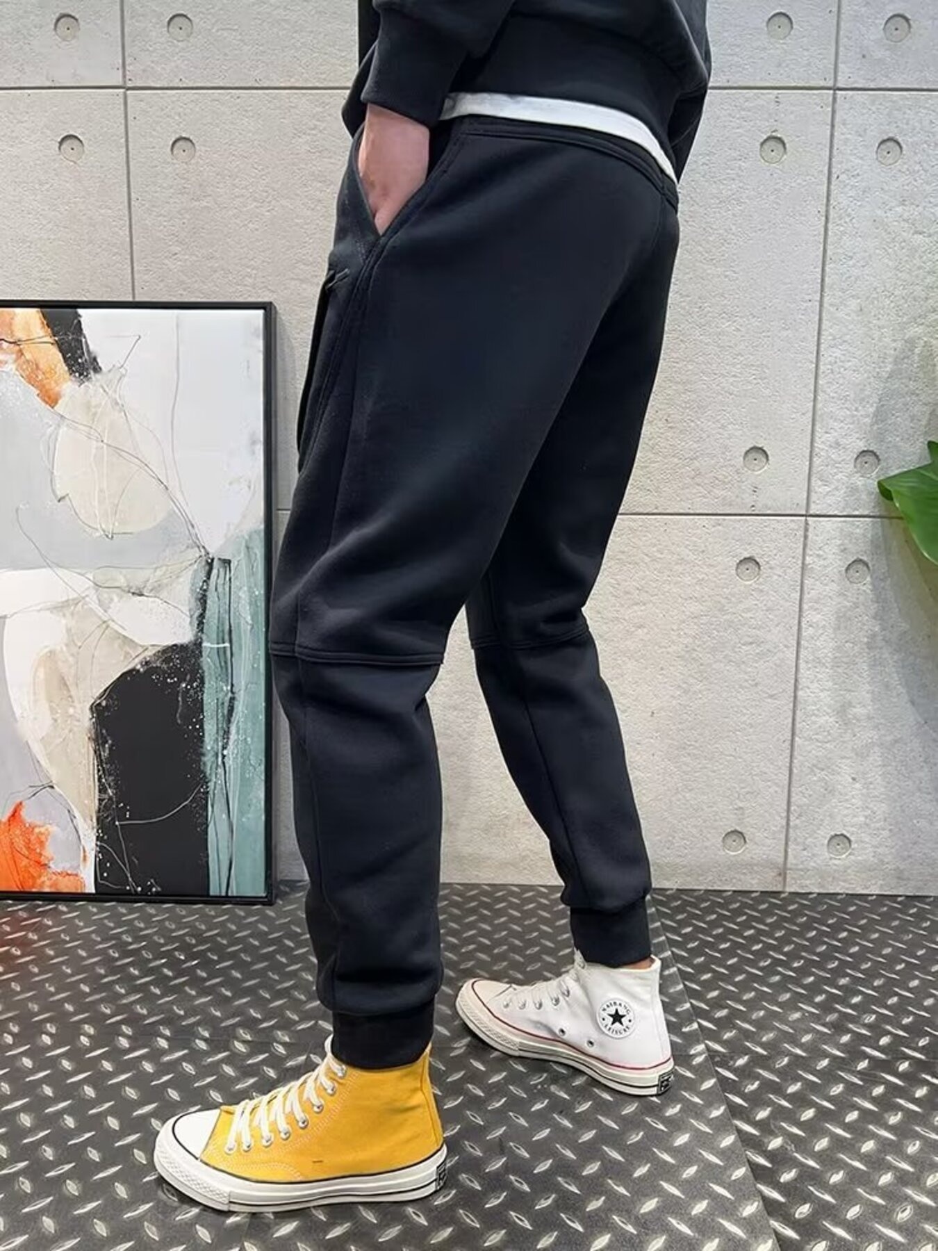 Men's Plus Size Drawstring Pocketed Joggers