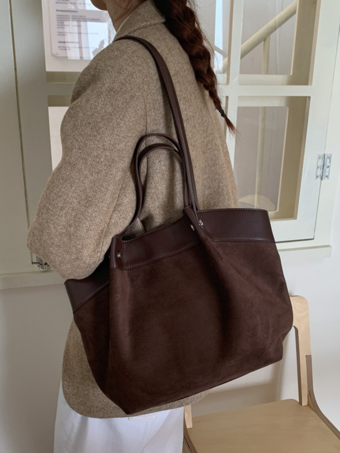 Lightweight Classic Color Tote Bag