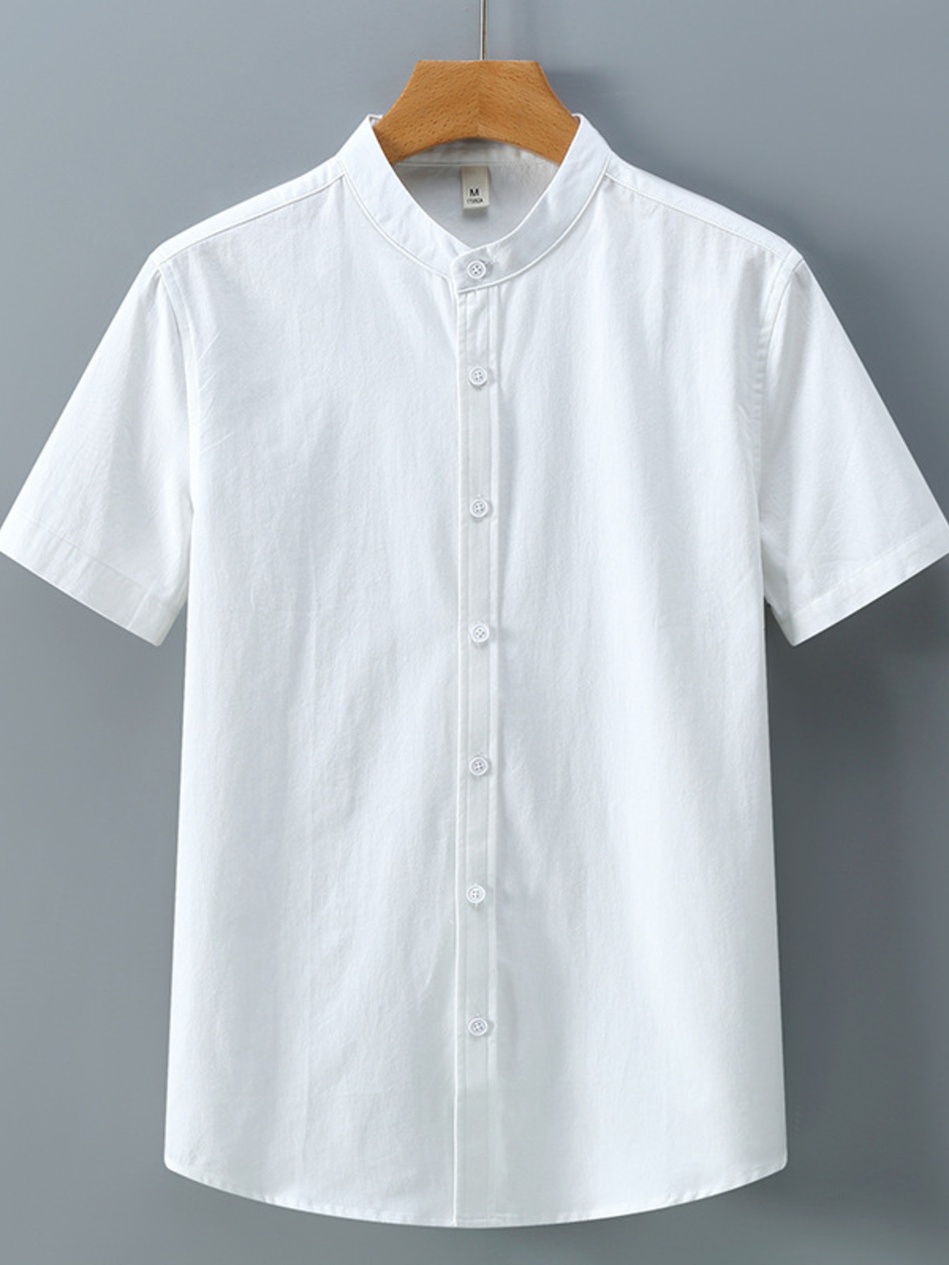 Men's Plus Size Button Up Short Sleeve Shirt