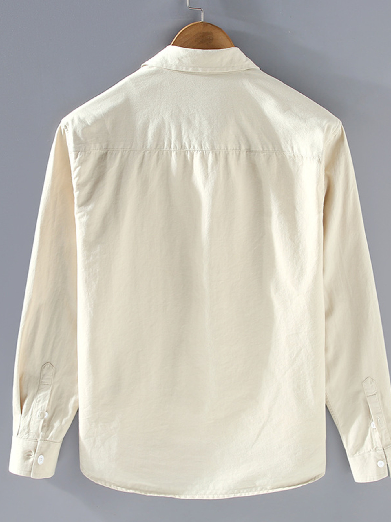 Men's Plus Size Button Up Long Sleeve Shirt