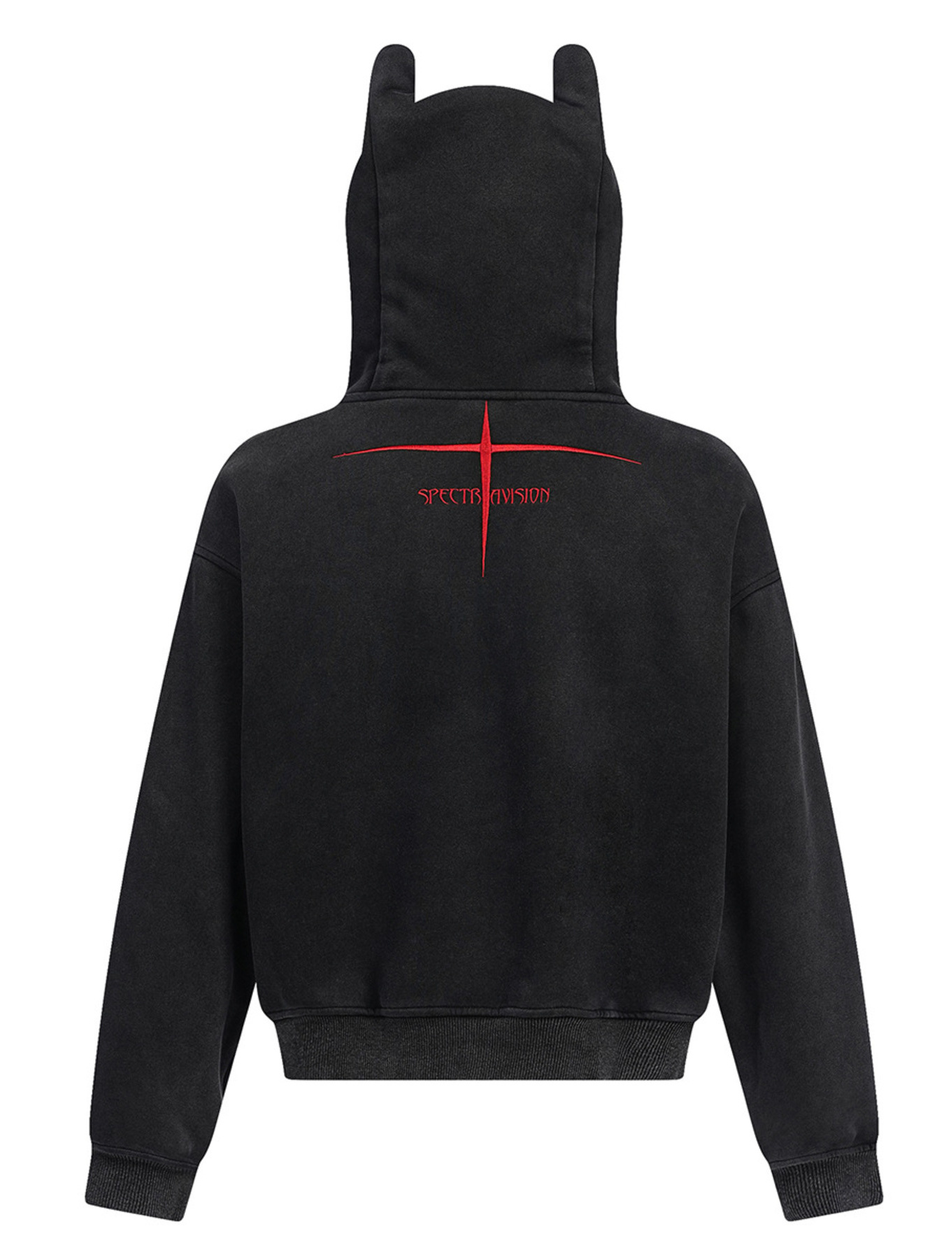 Men's Devil Horn Zip-Up Hoodie