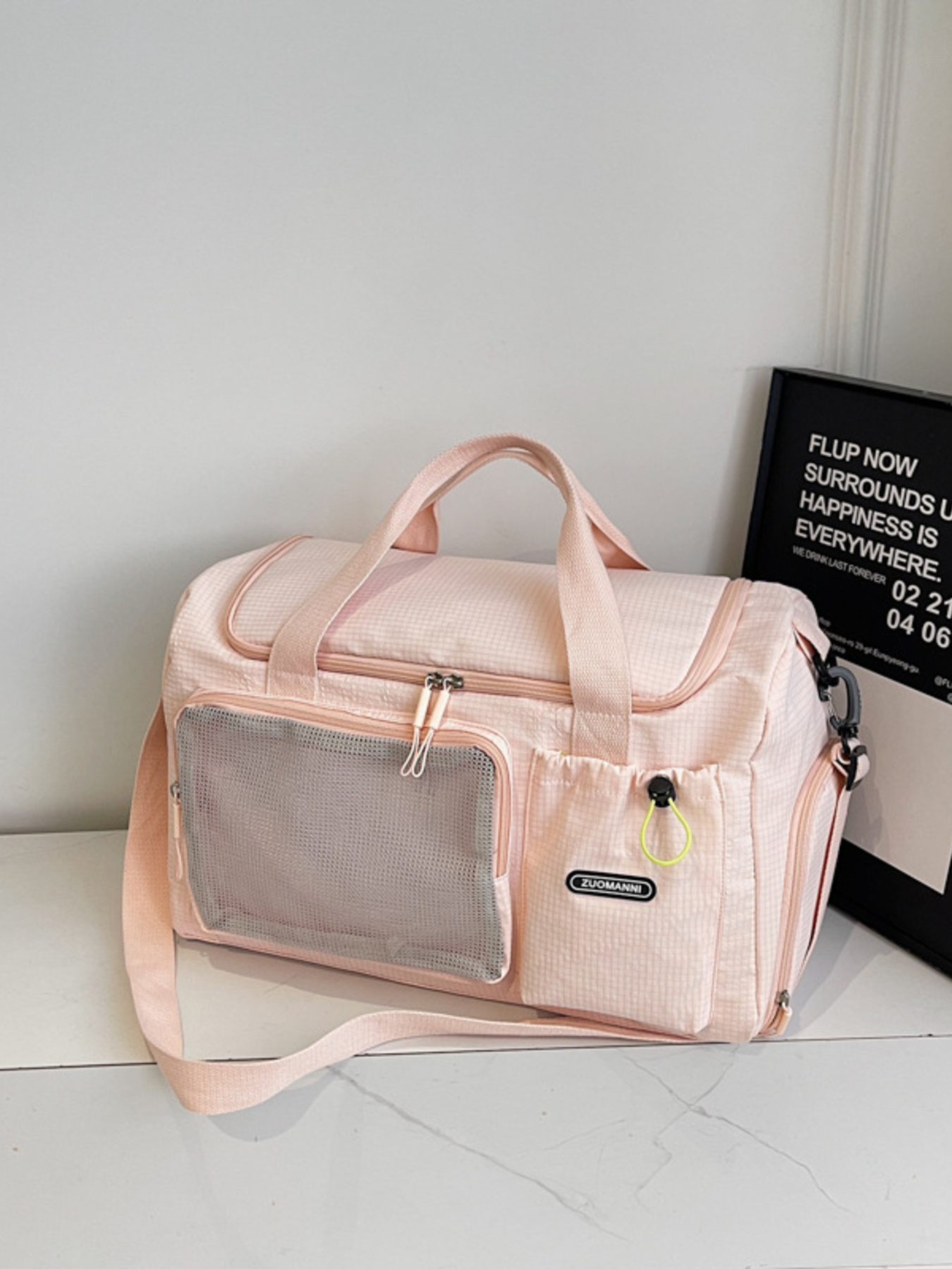 Drawstring Multi Pockets Travel Bag 6