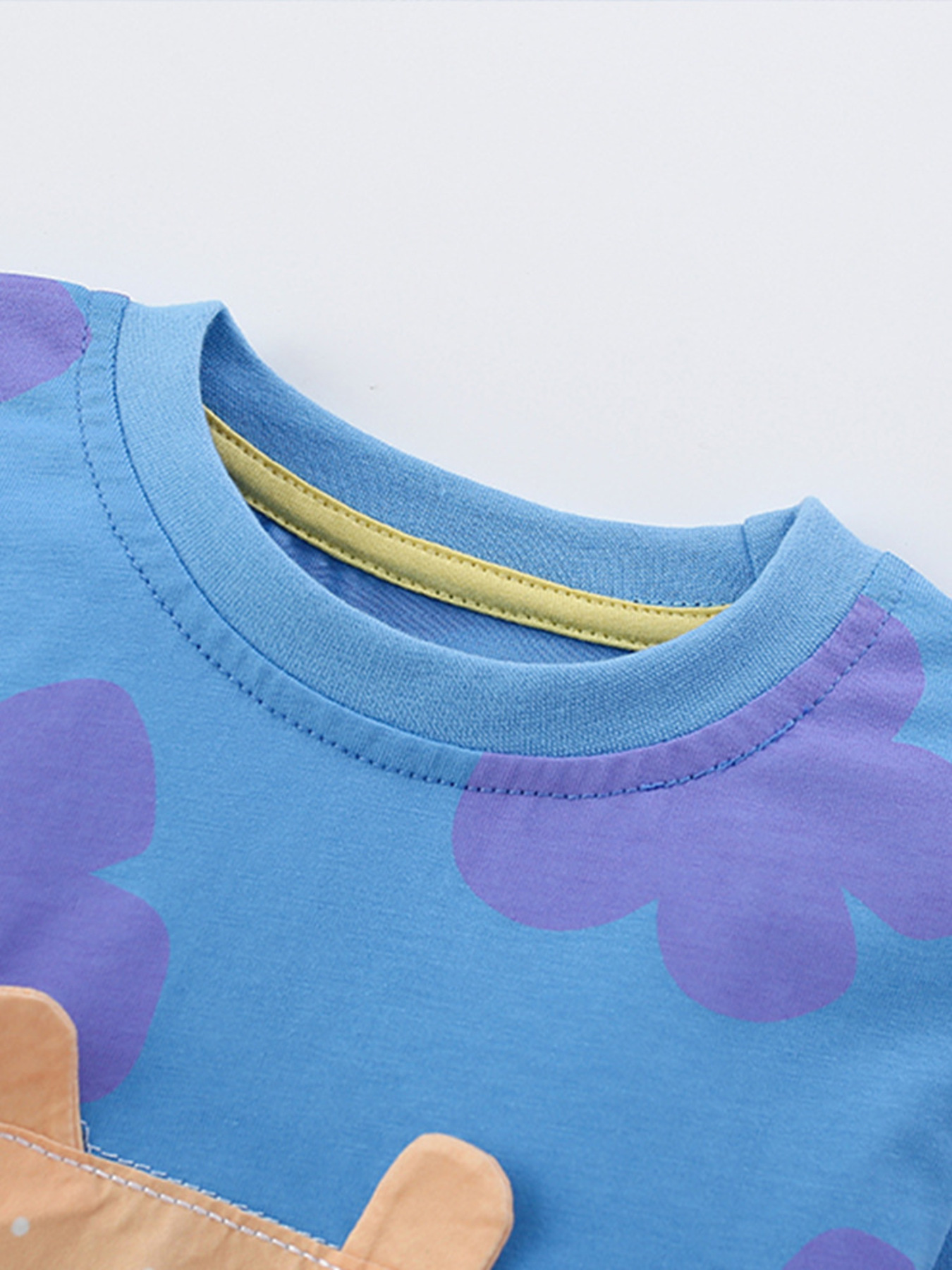 Children's Cute Bunny Top and Pants Pajama Set