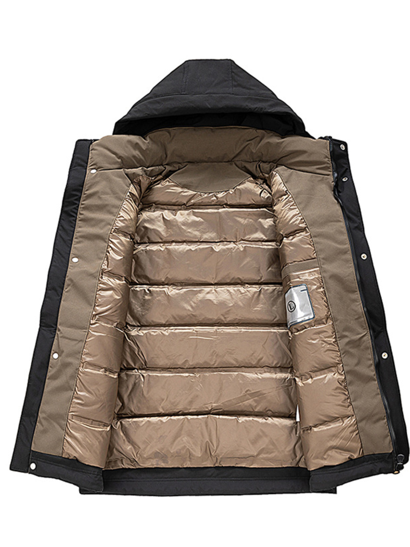 Men's Plus Size Urban Style Hooded Winter Padded Jacket