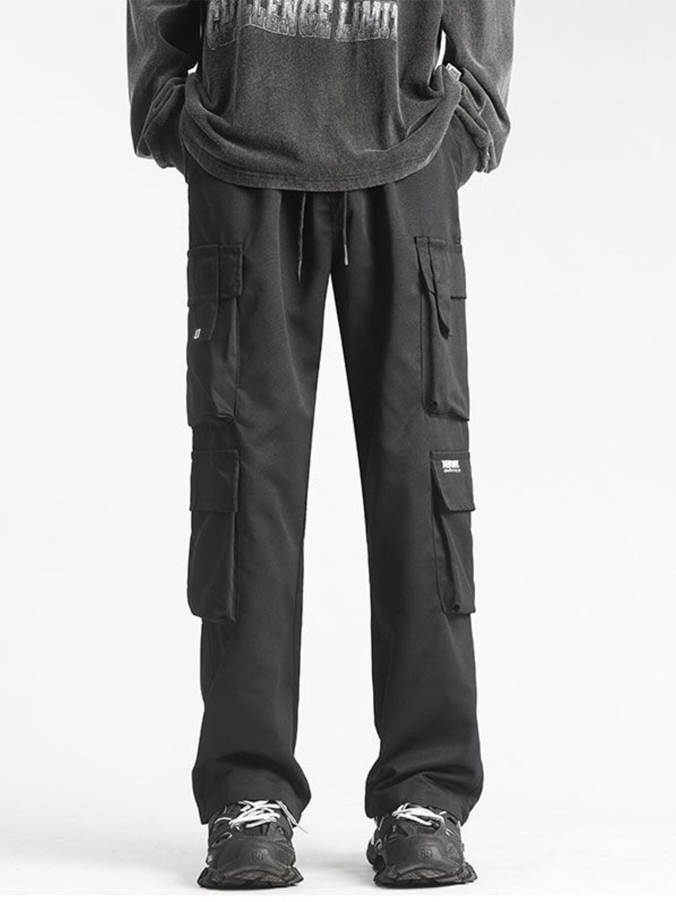 Men's Full Size Relaxed Fit Cargo Pants Plus Size