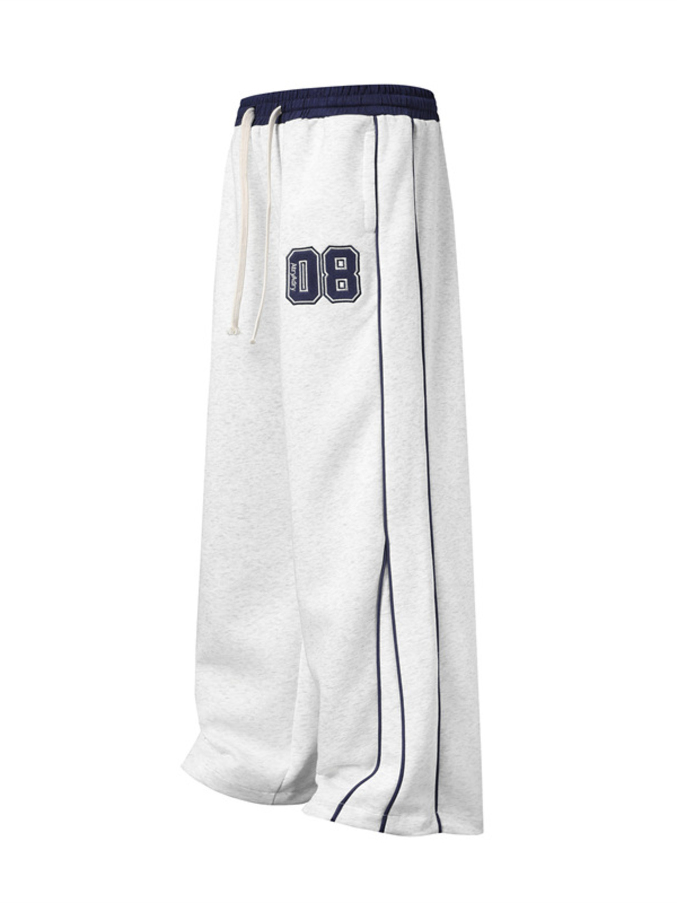 Men's Drawstring Wide Leg Pants