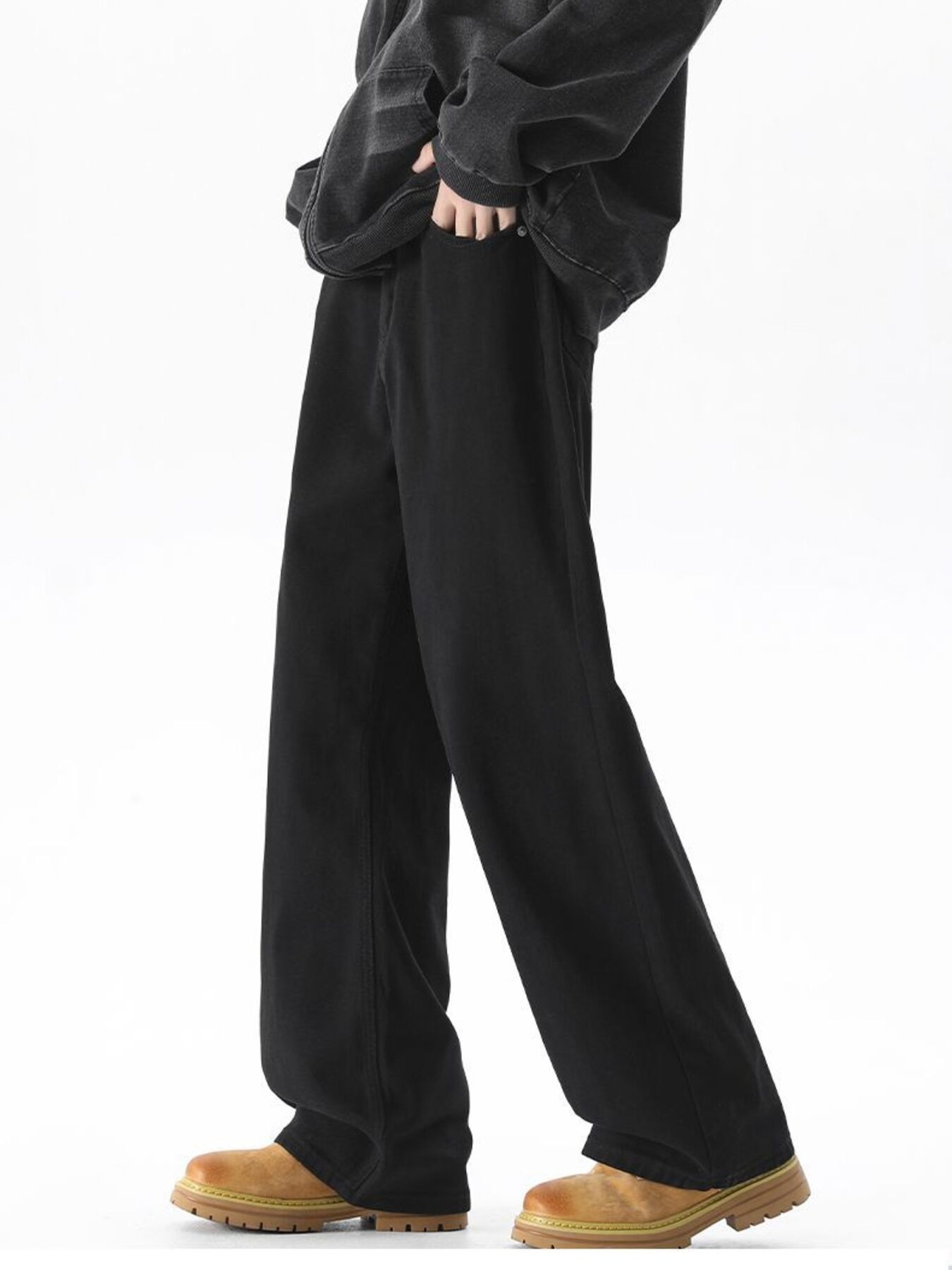 Men's Full Size Wide Leg Jeans Plus Size