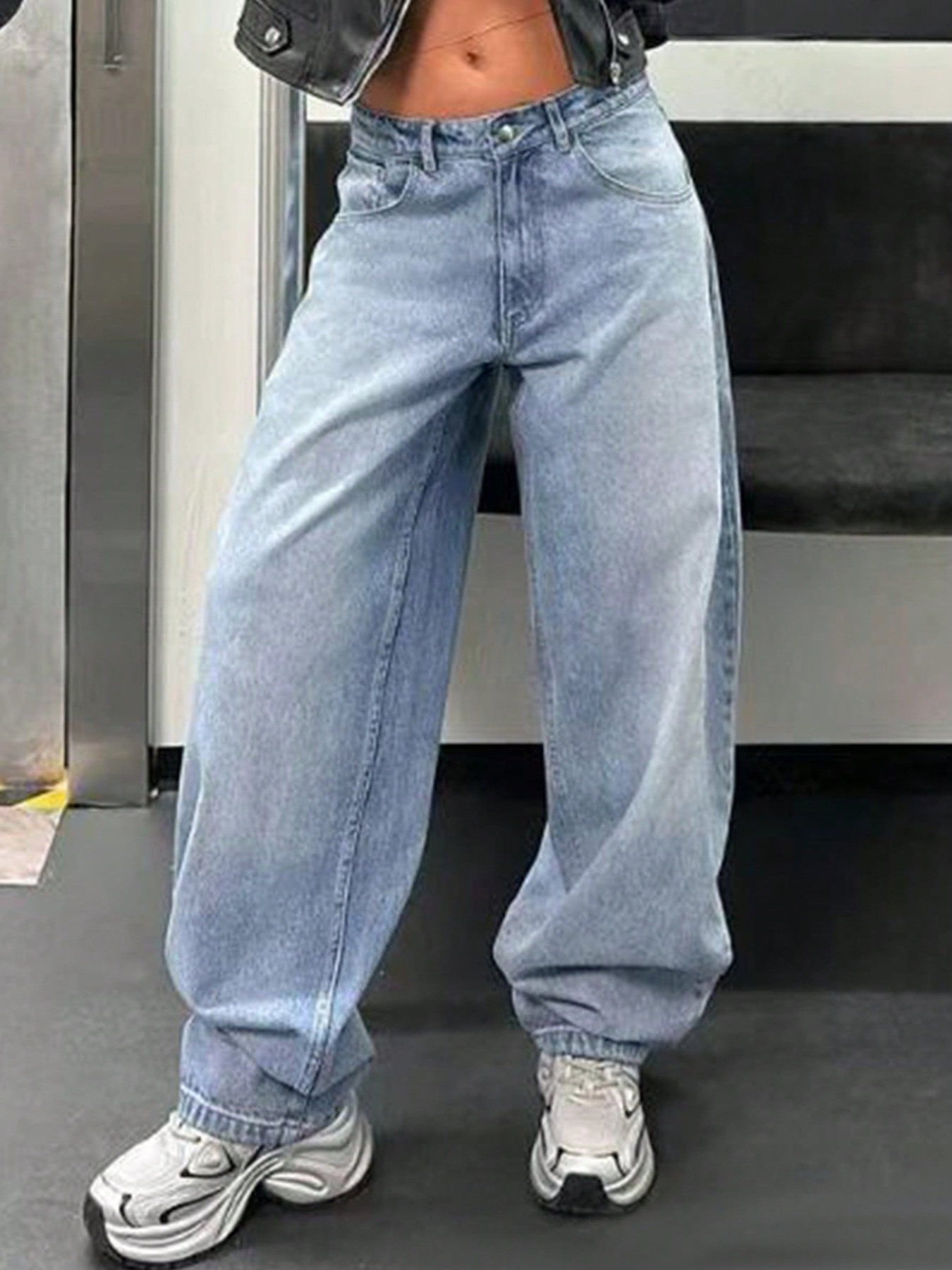 Baggy Wide Leg Jeans