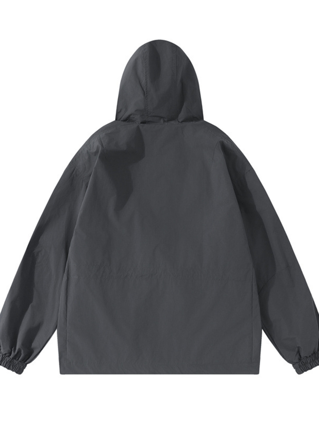 Men's Drawstring Long Sleeve Hooded Jacket