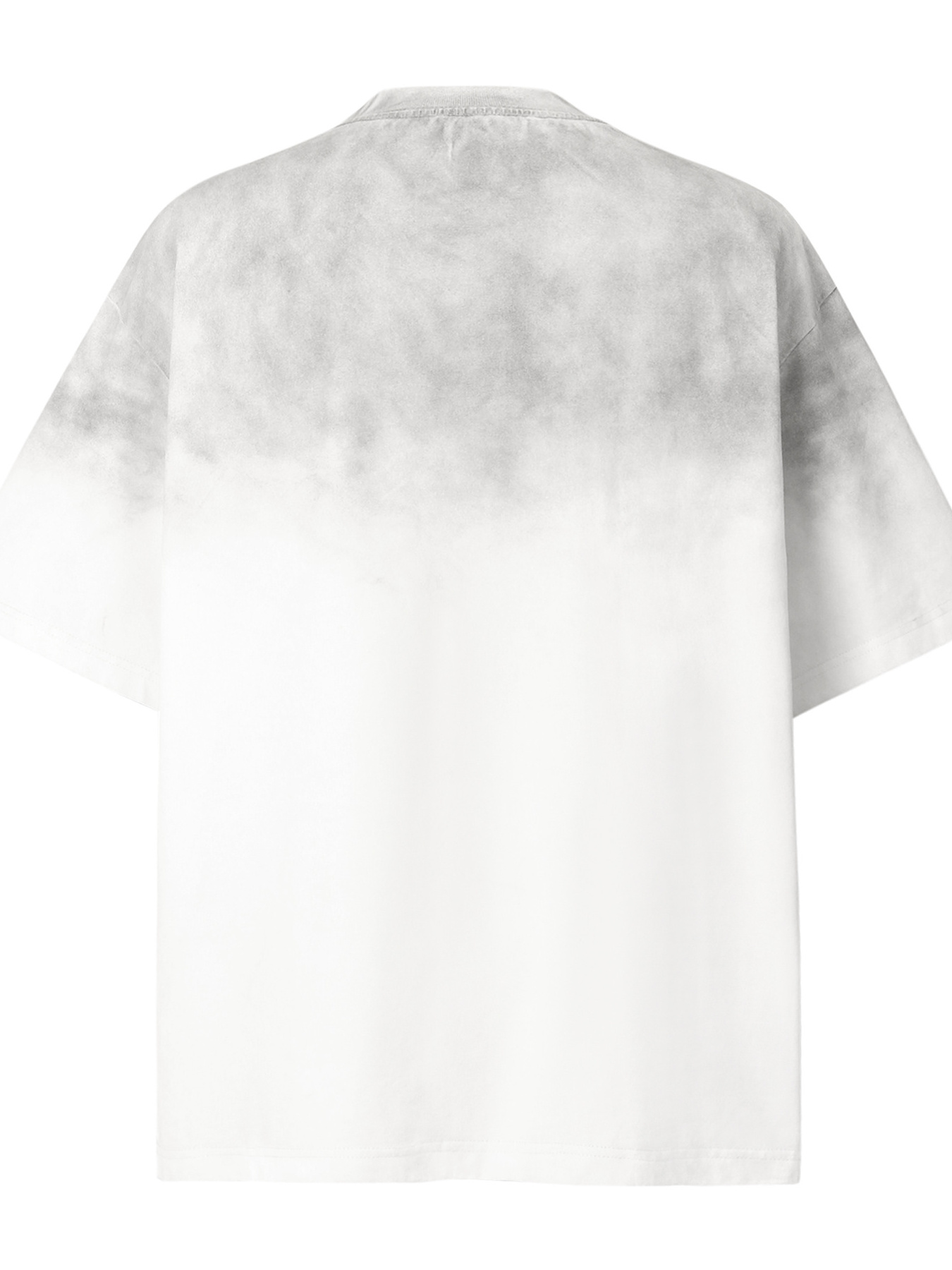 Men's Gradient Letter Round Neck T-Shirt