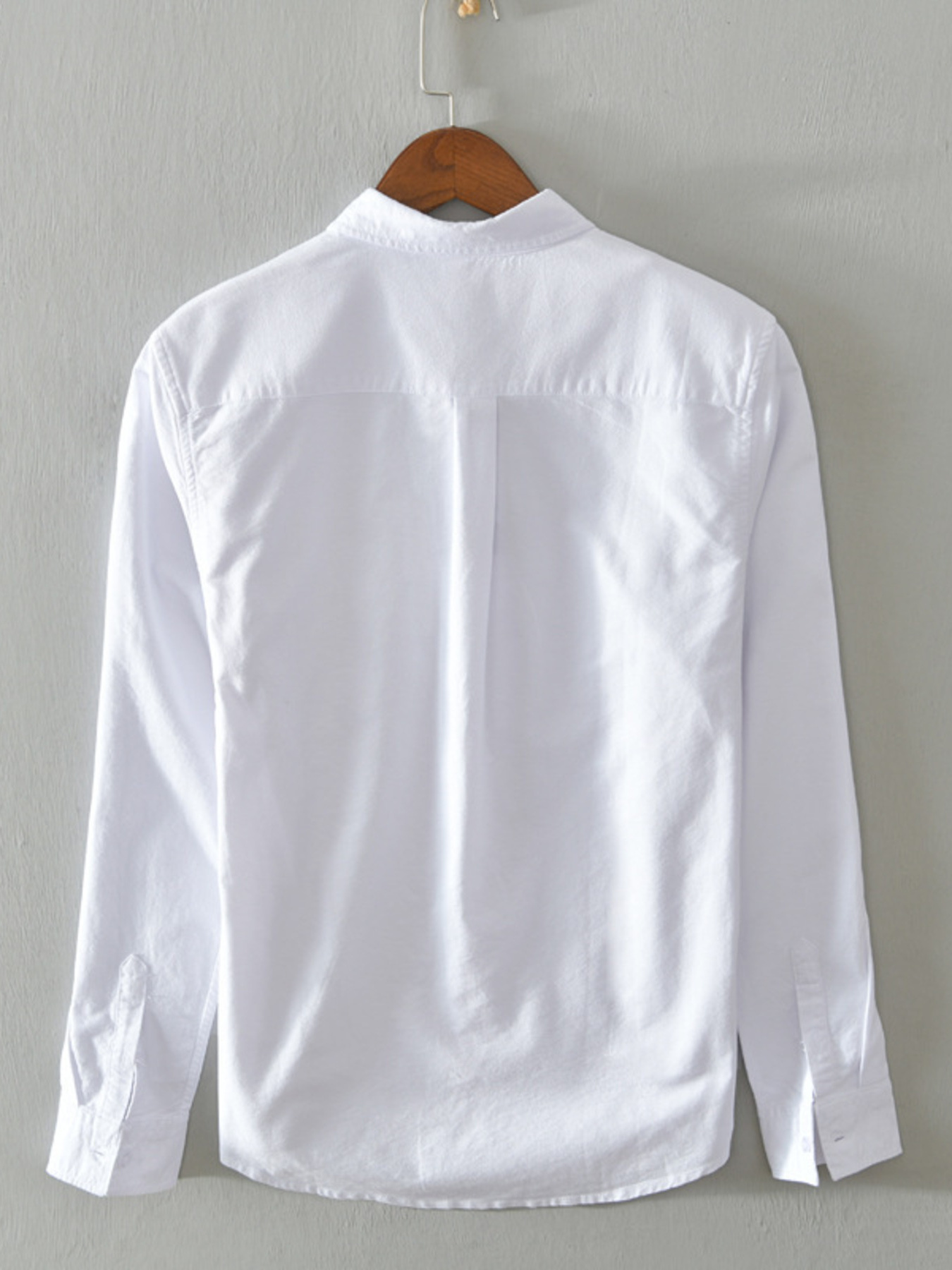 Men's Plus Size Button Up Long Sleeve Shirt