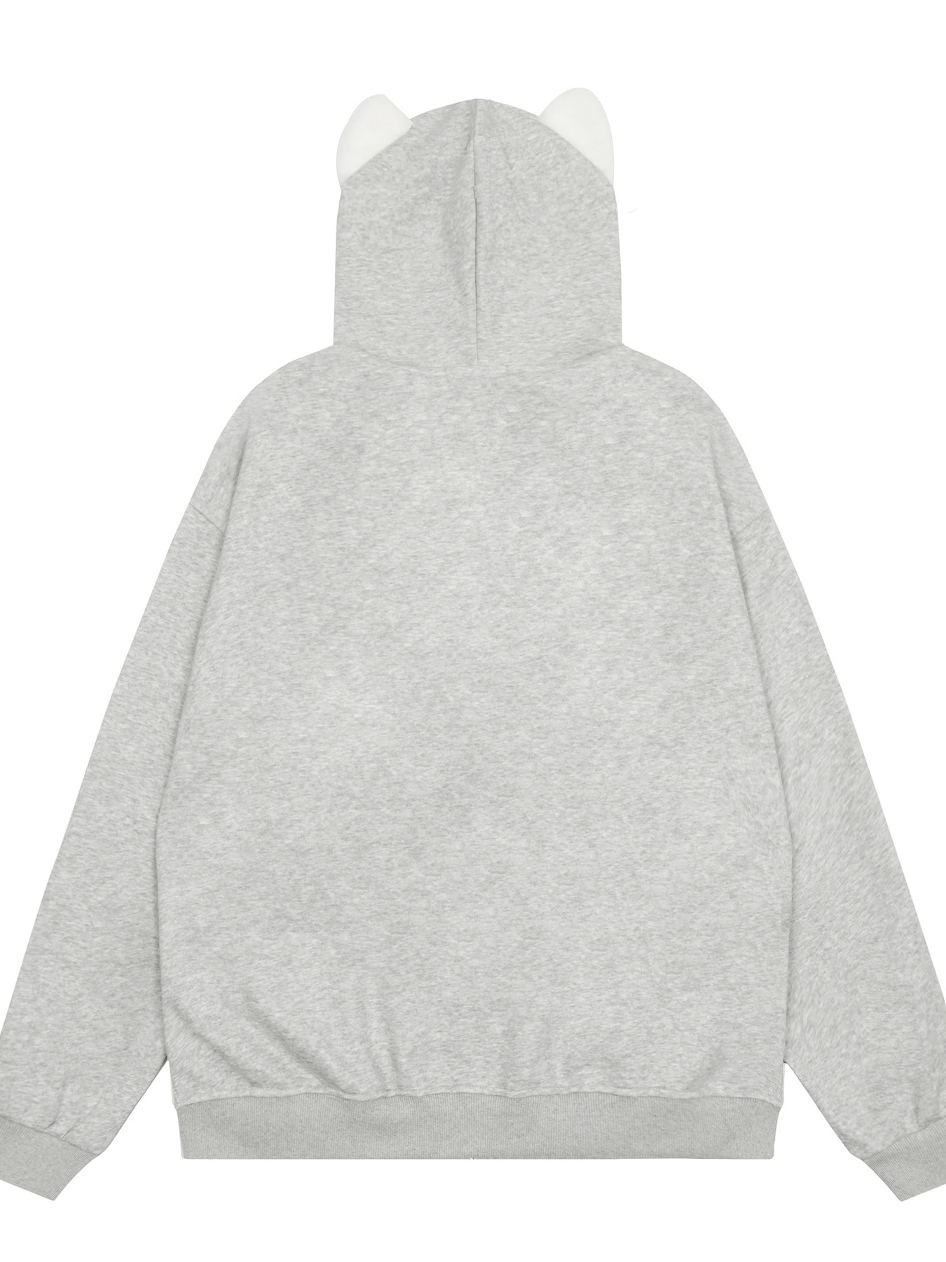 Men's Cute Cat Graphic Zip-Up Hoodie