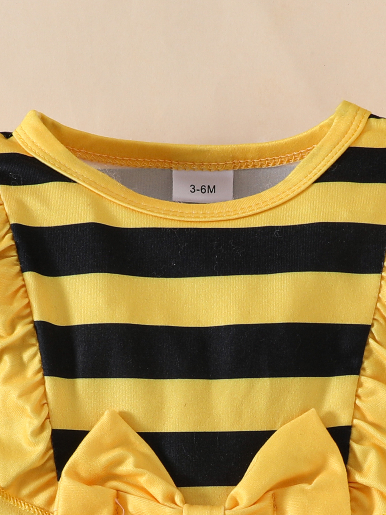 Children's Ruffled Top and Pants Set with Headband