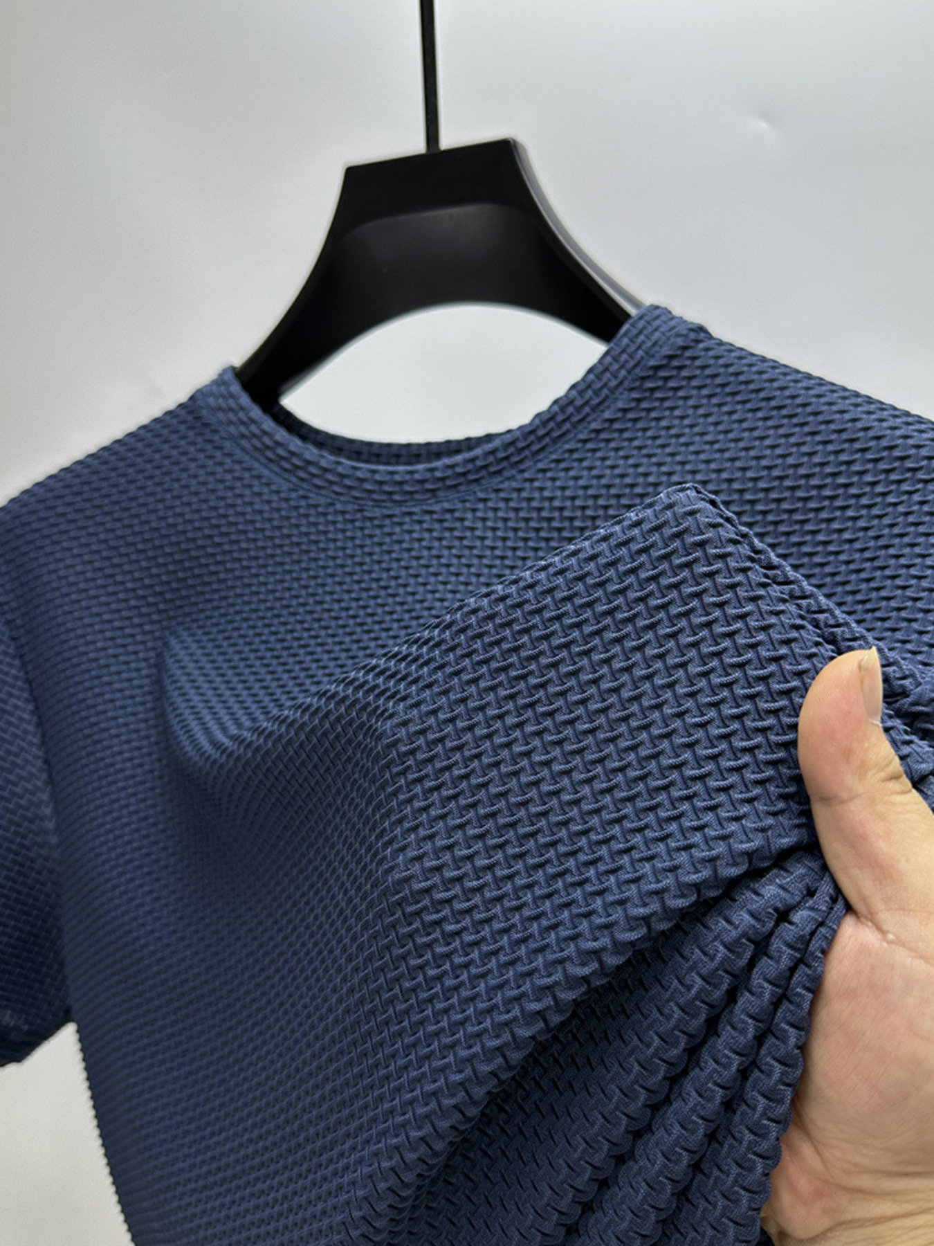 Men's Plus Size Round Neck Short Sleeve T-Shirt