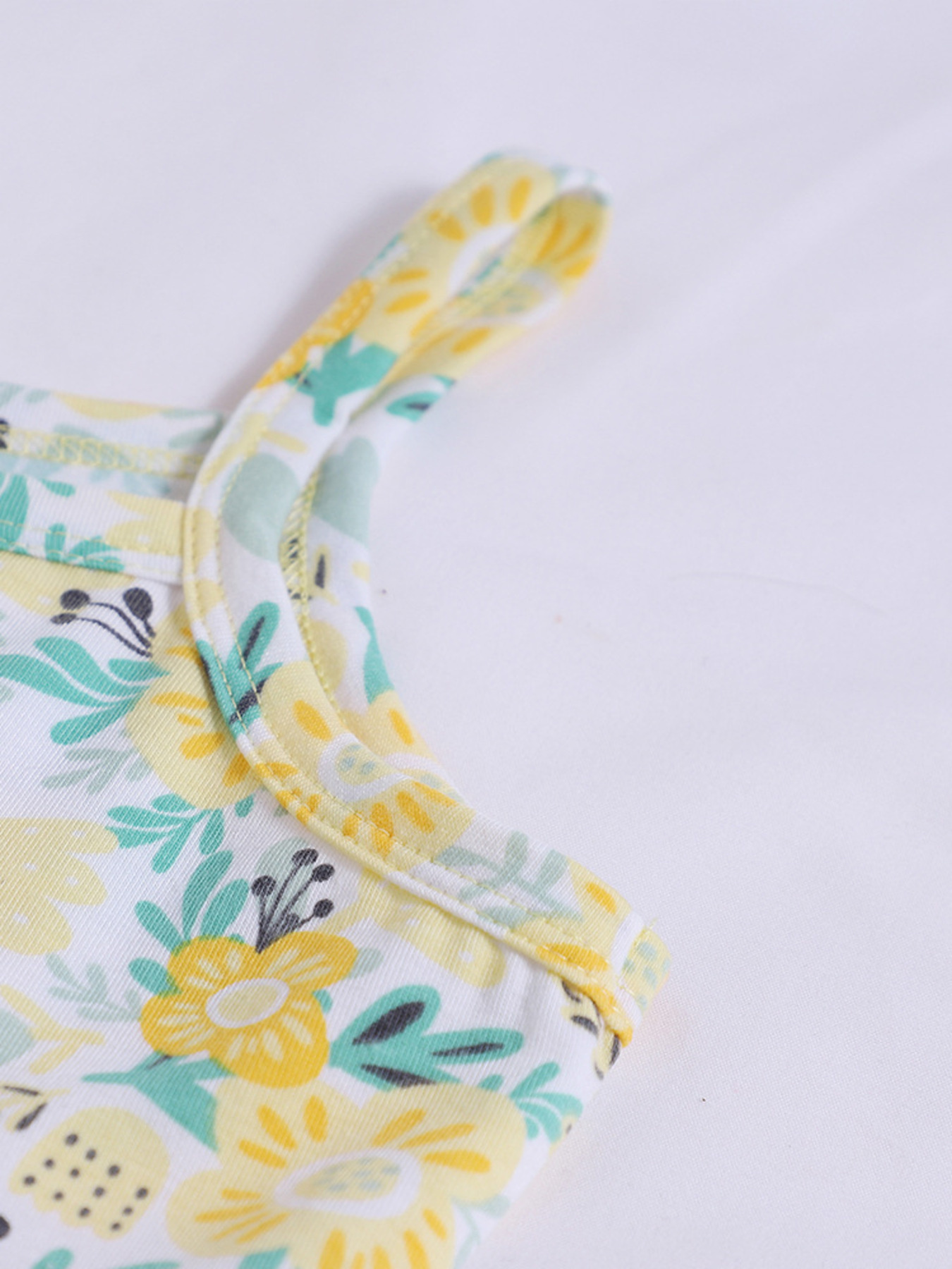 Children's Floral Print Spaghetti Strap Dress 2
