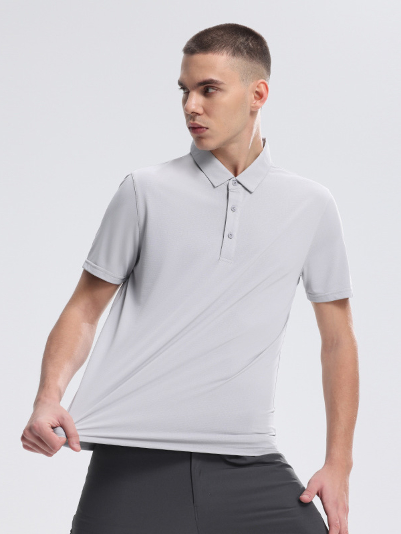 Men's Full Size Short Sleeve Polo Shirt Plus Size