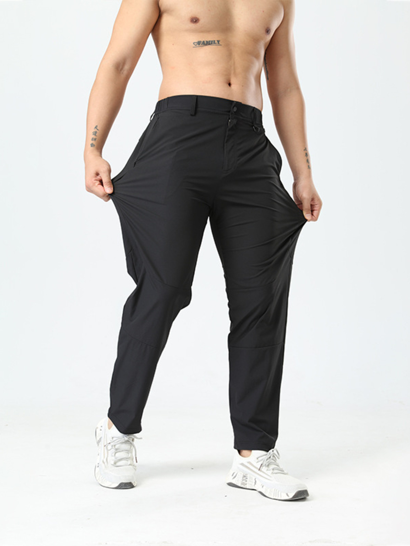 Men's Plus Size Causal Joggers with Pockets
