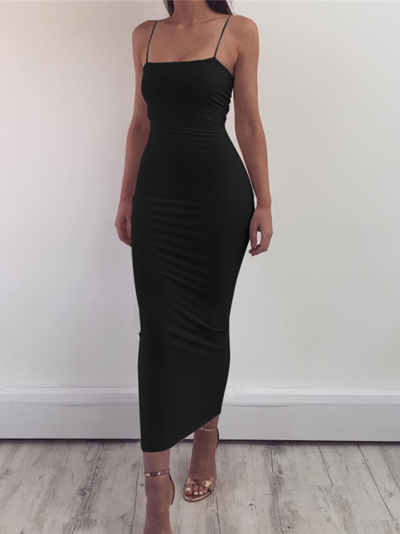 Sleeveless Bodycon Midi Dress