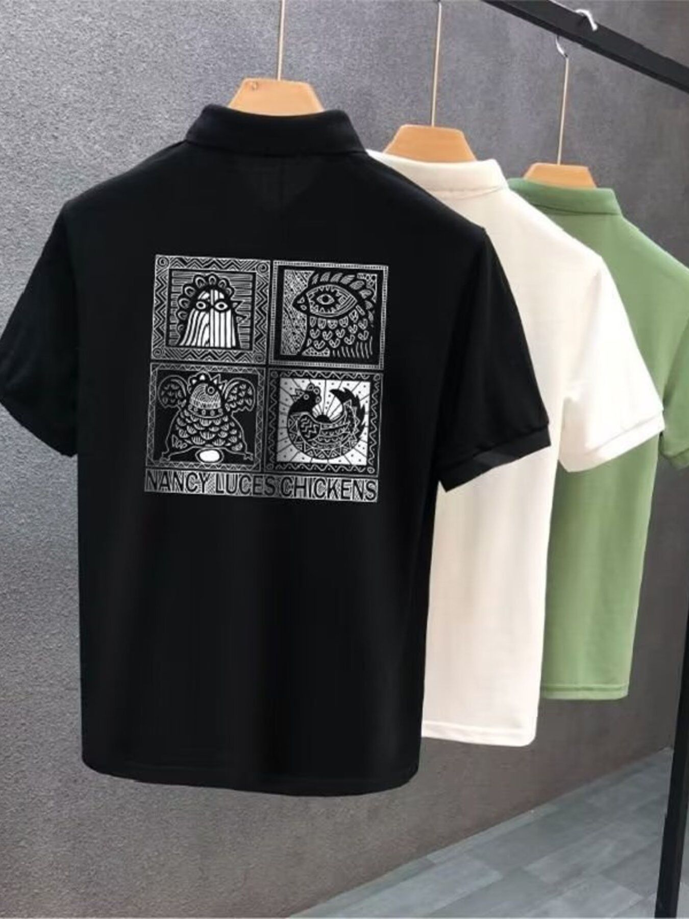 Men's Plus Size Button Detail Short Sleeve Polo