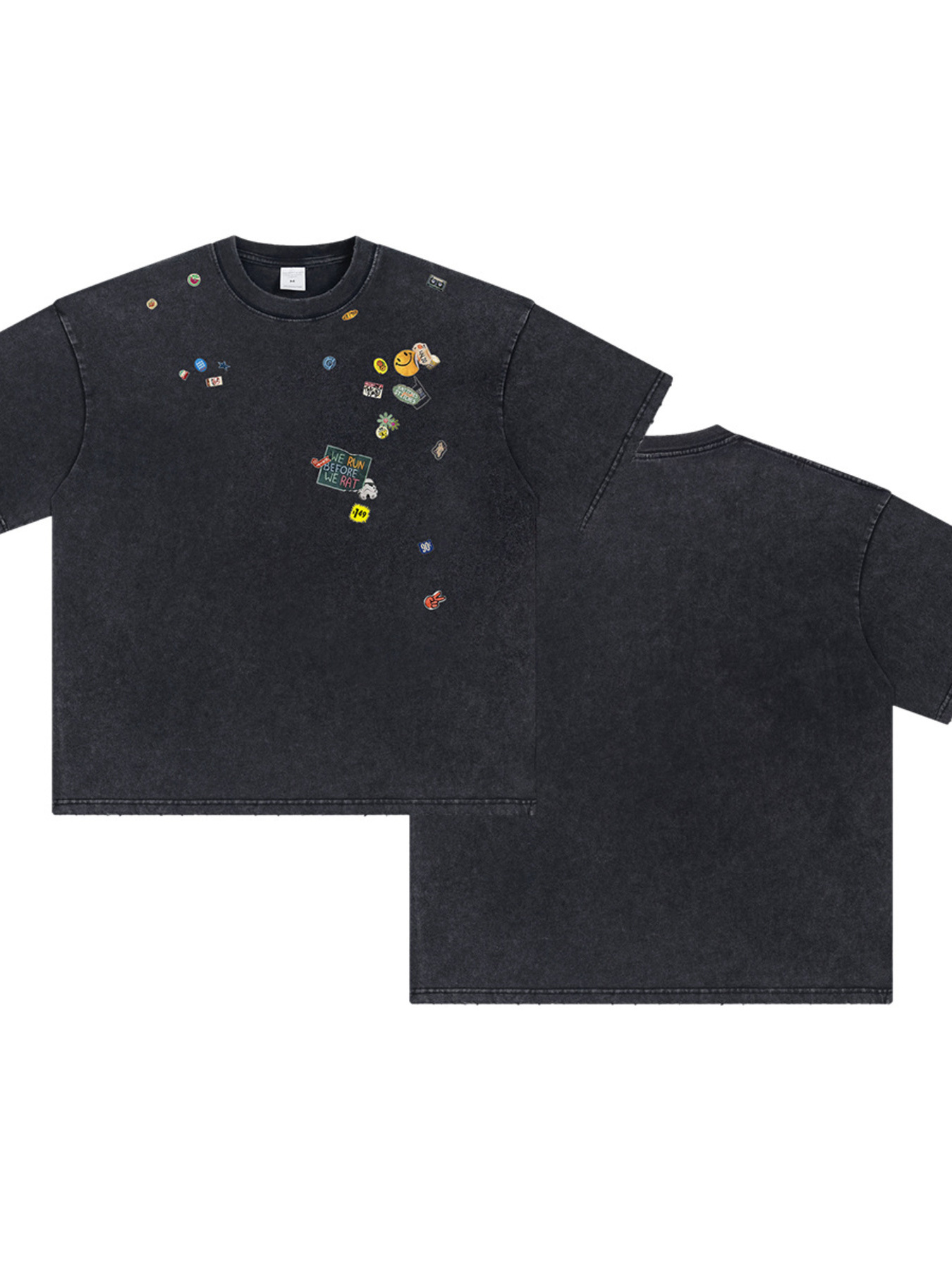 Men's Round Neck Oversized T-Shirt