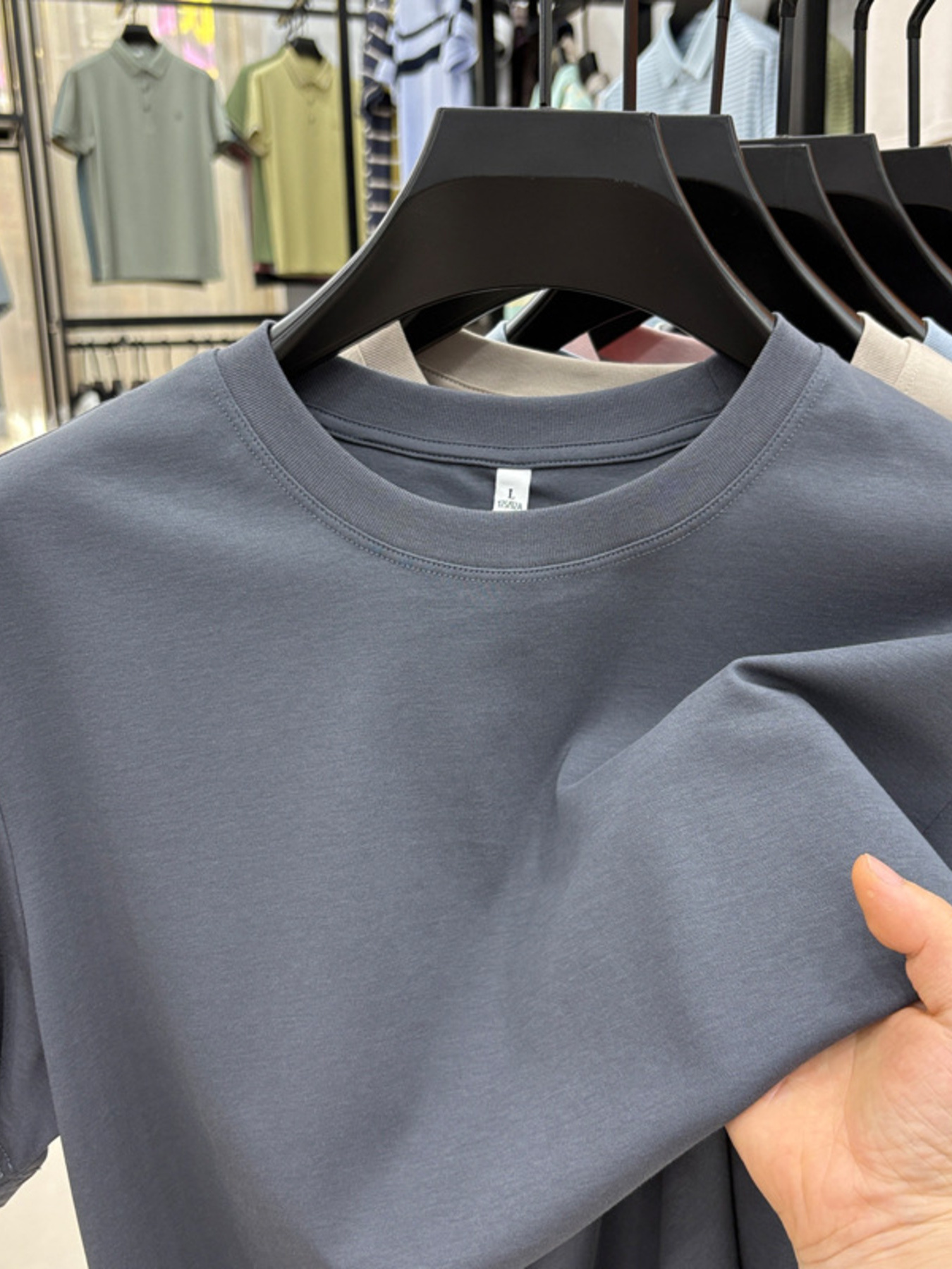 Men's Plus Size Short Sleeve Crew Neck T-Shirt