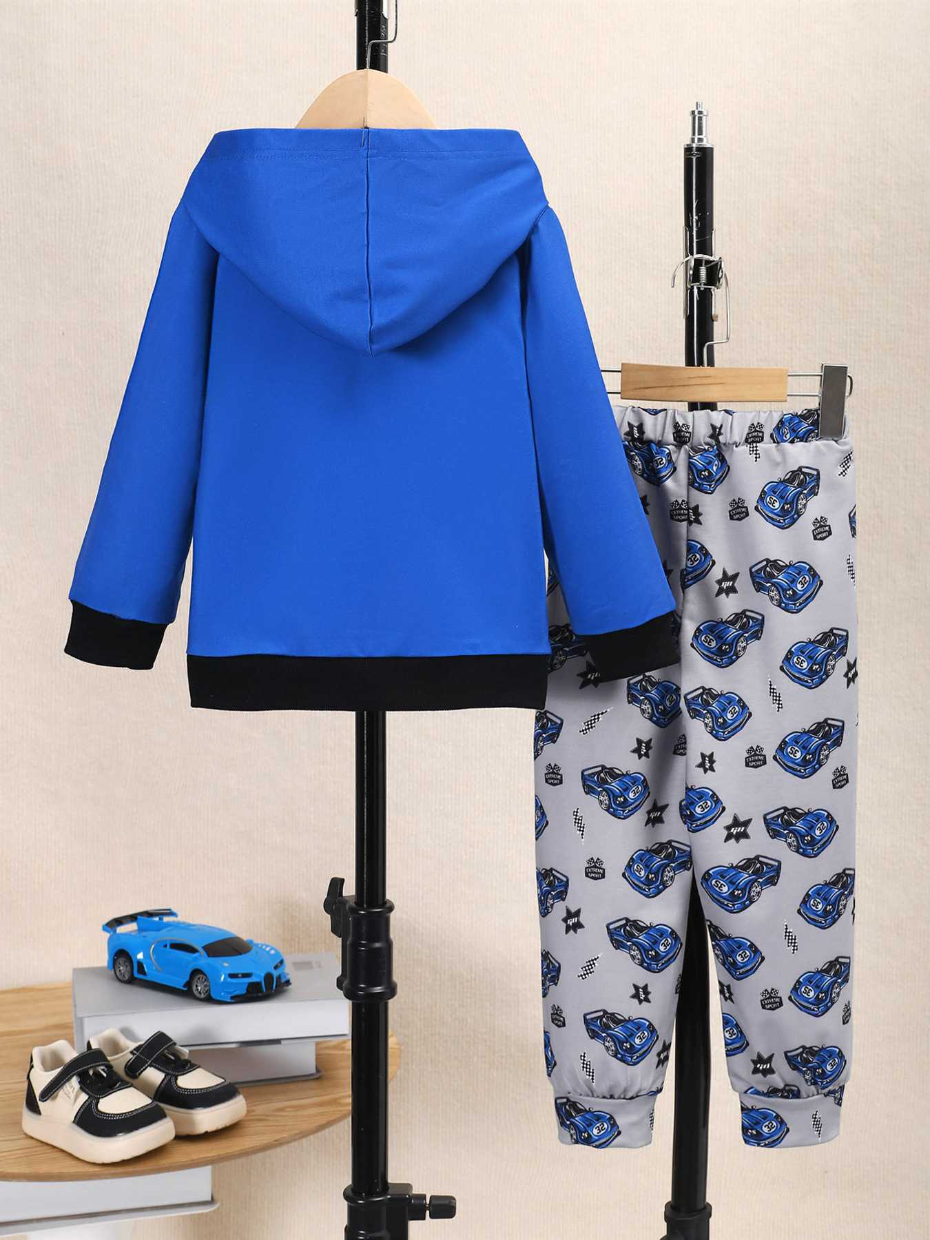 Children's Racing Car Hoodie & Pants Set