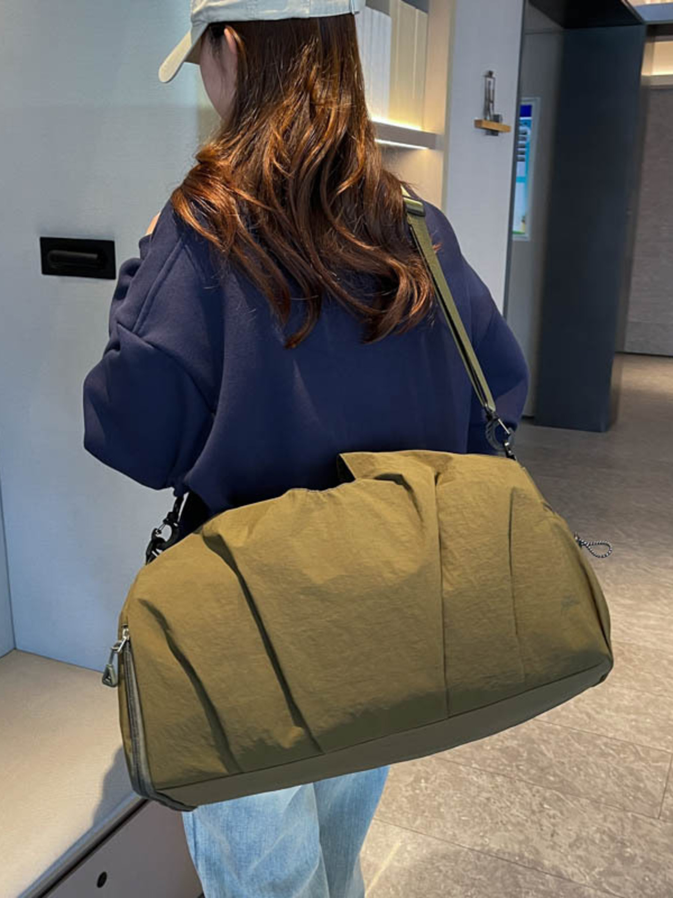 Ruched Large Capacity Travel Bag