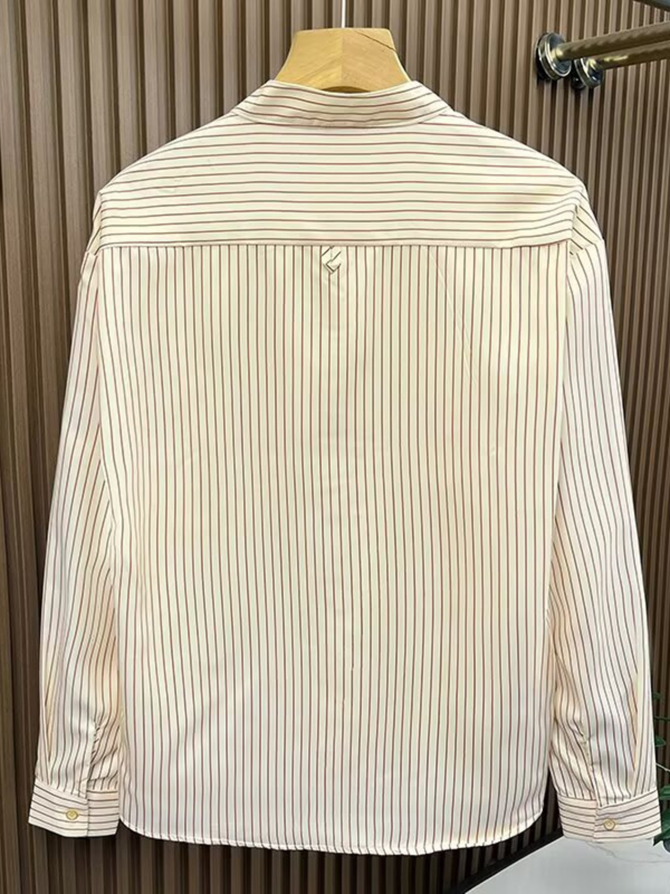 Men's Striped Button-Down Shirt