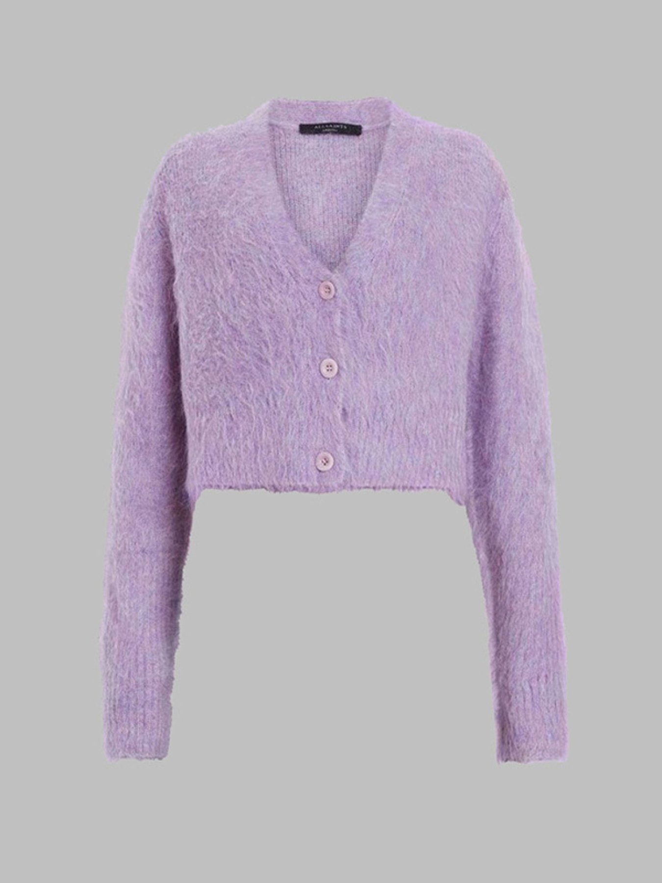 Fluffy Knit Cropped Cardigan