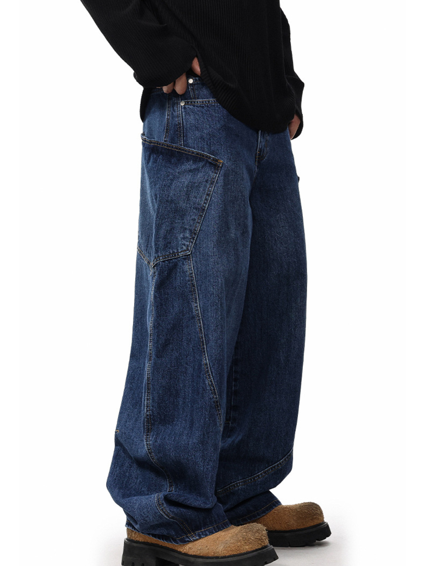 Men's Wide Leg Jeans