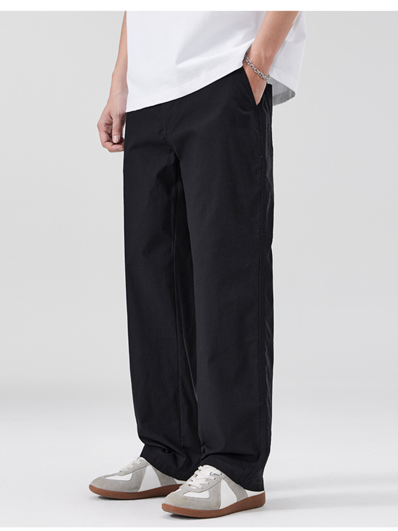 Men's Full Size Wide Leg Pants Plus Size