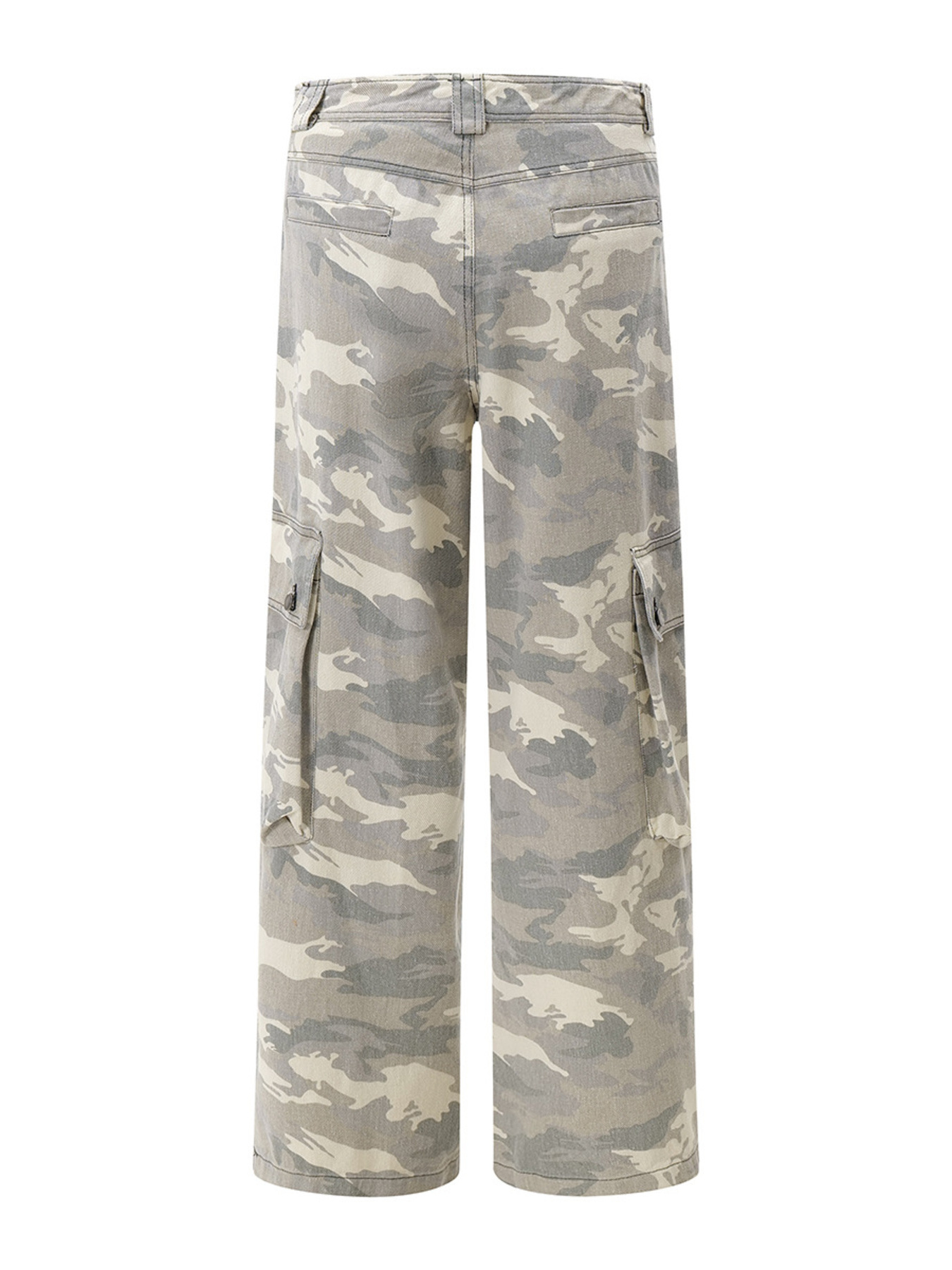 Men's Camo Wide Leg Cargo Jeans