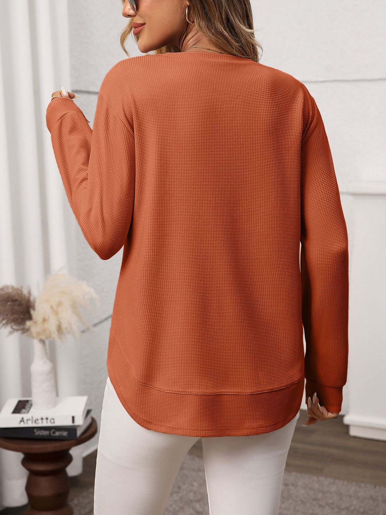 Long Sleeve Round Neck T-Shirt