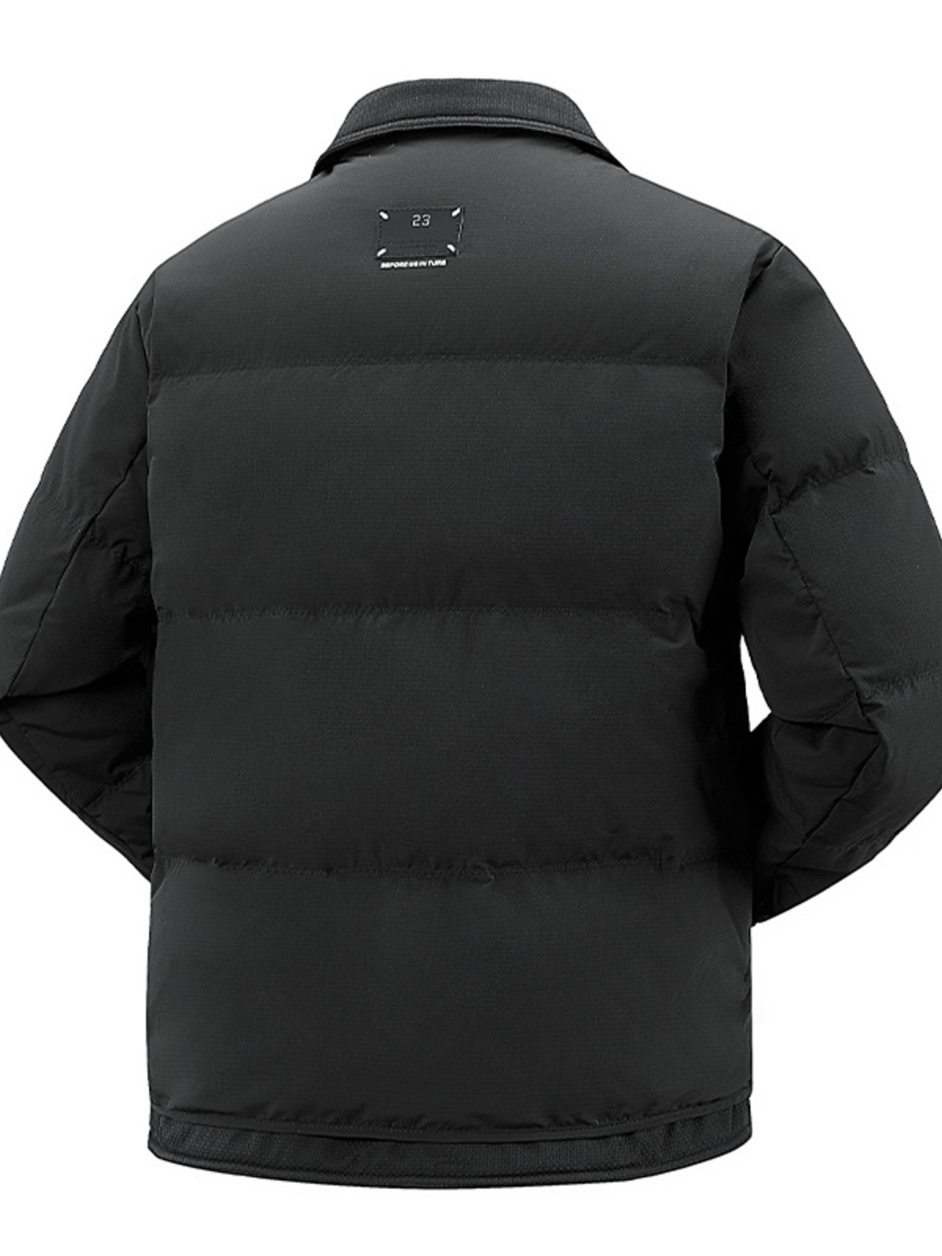 Men's Plus Size Snap-Down Padded Winter Coat
