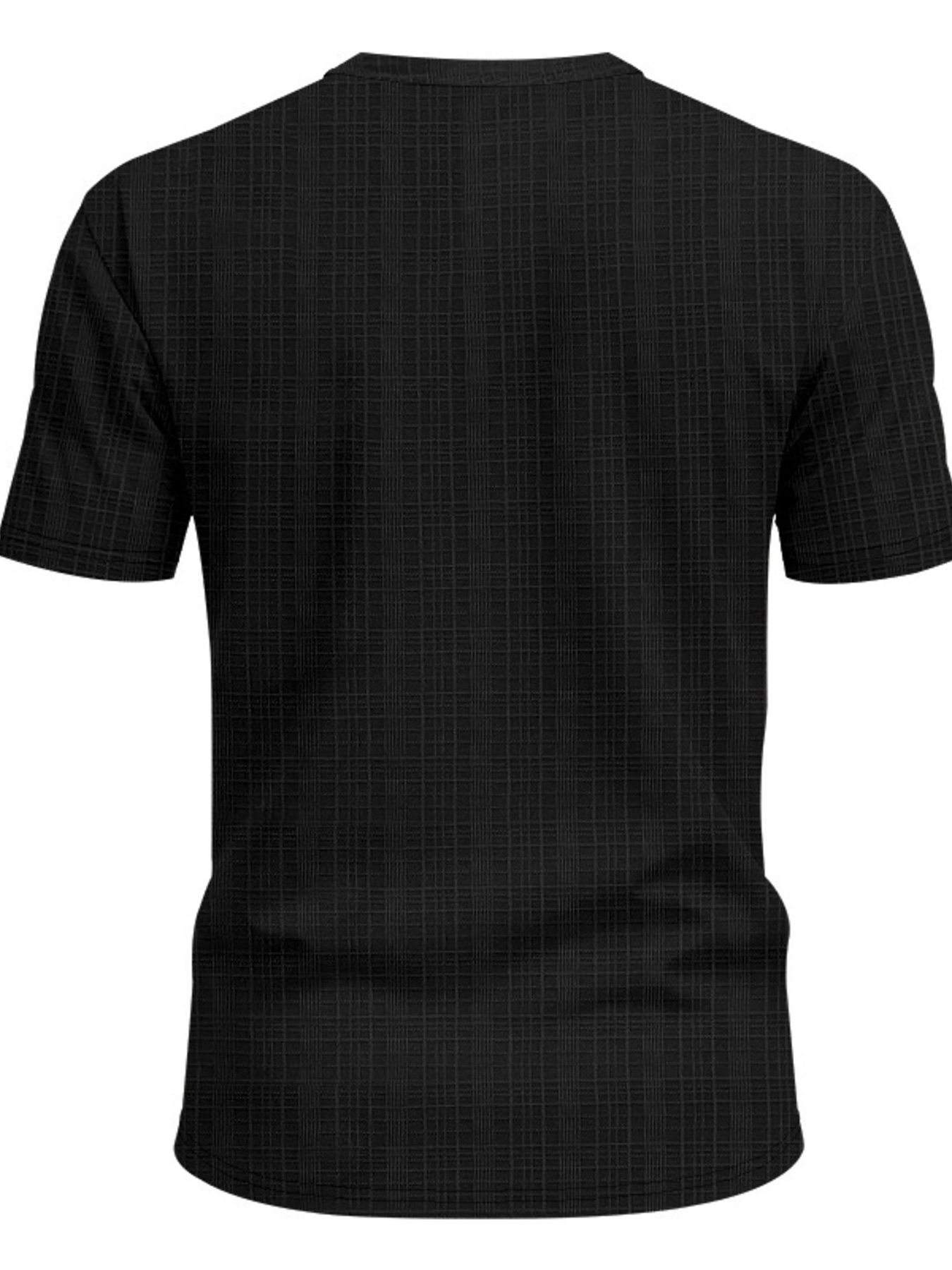 Men's Full Size Notched Short Sleeve T-Shirt Plus Size