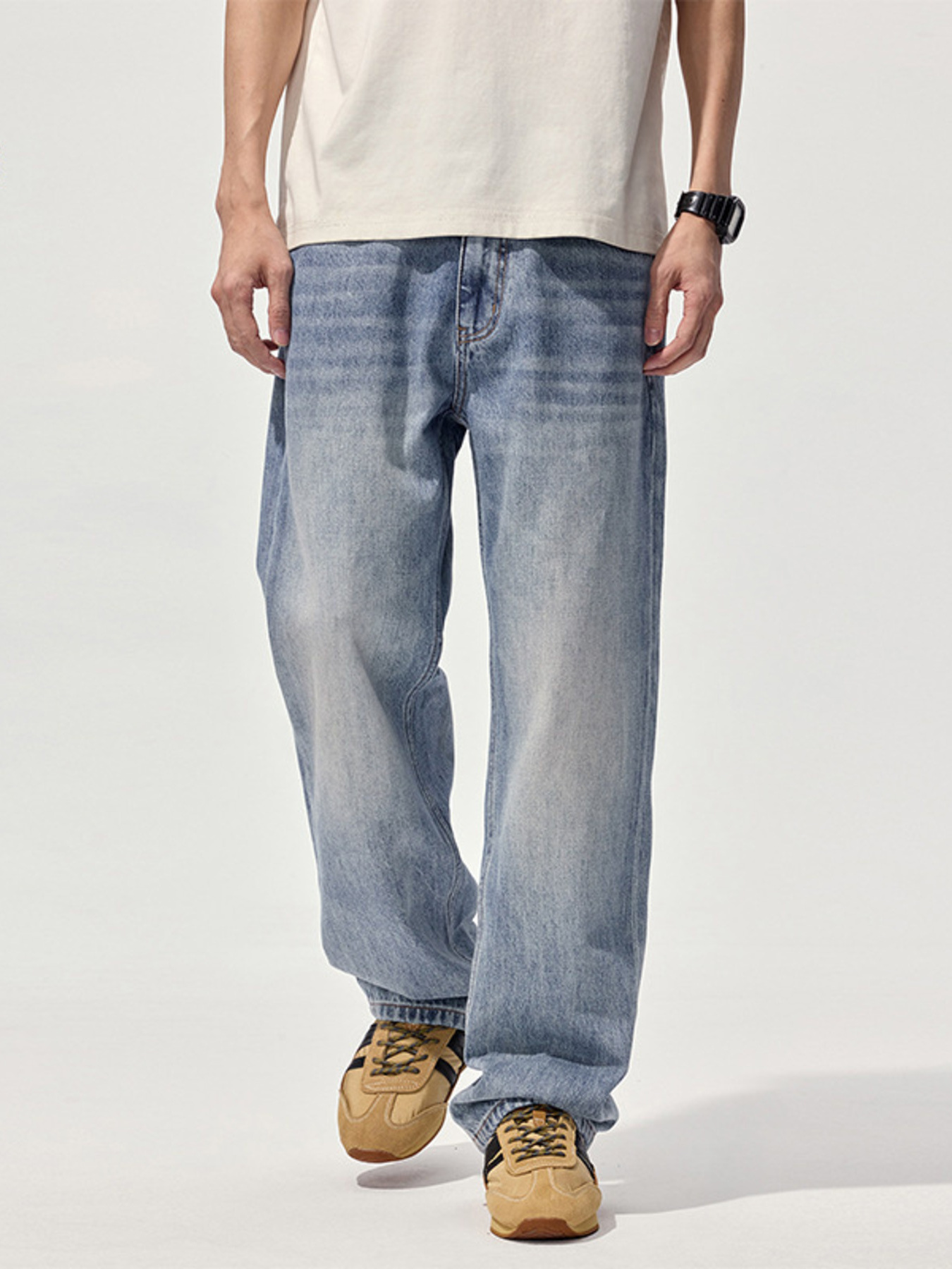 Men's Wash Relaxed Fit Jeans