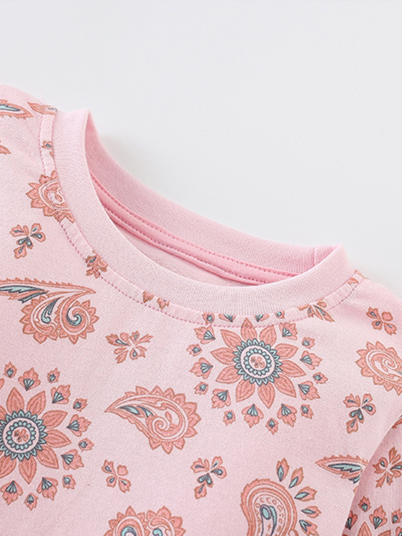 Children's Printed Long Sleeve Pajama Set