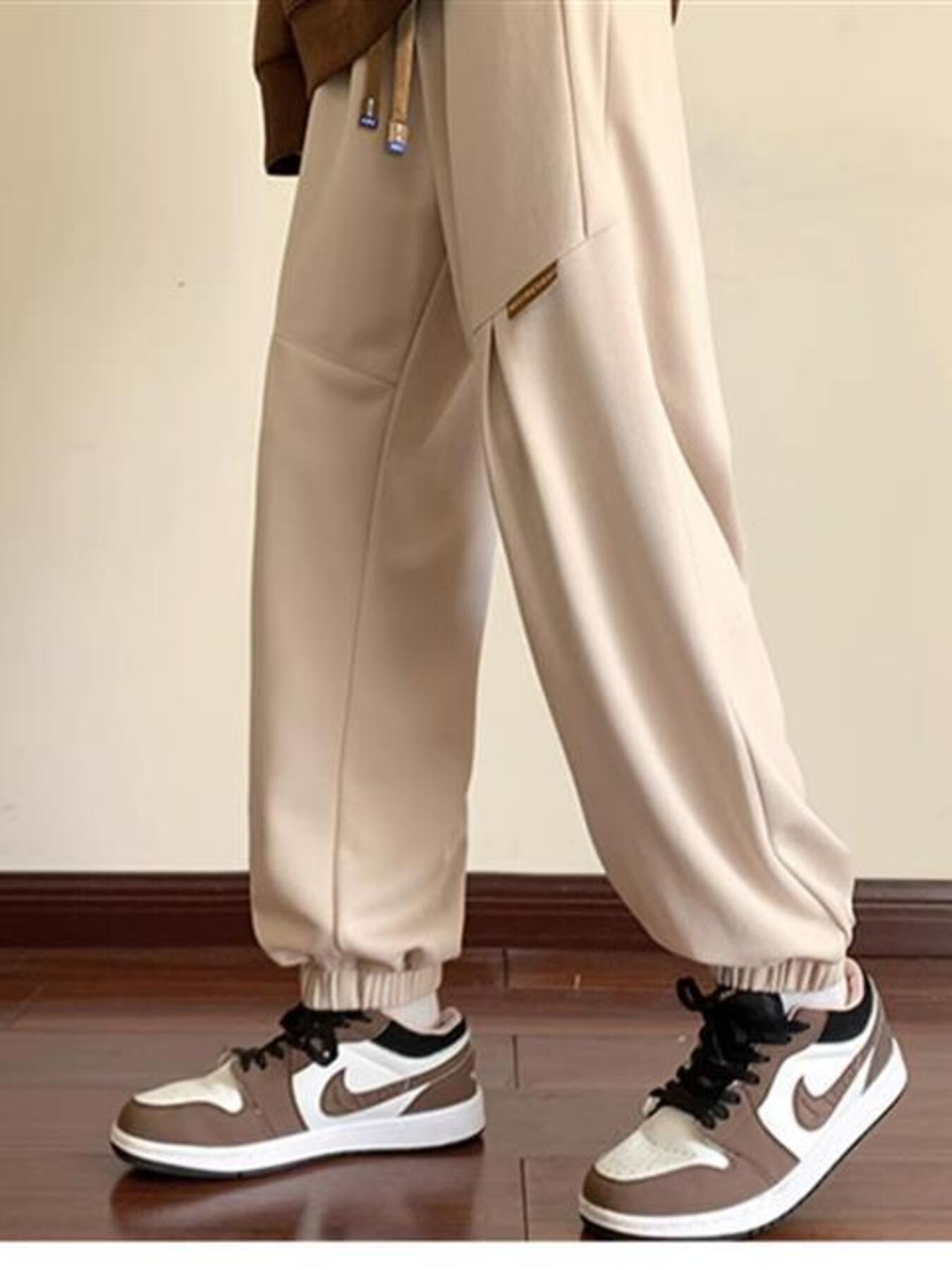 Men's Plus Size Drawstring Loose Fit Joggers