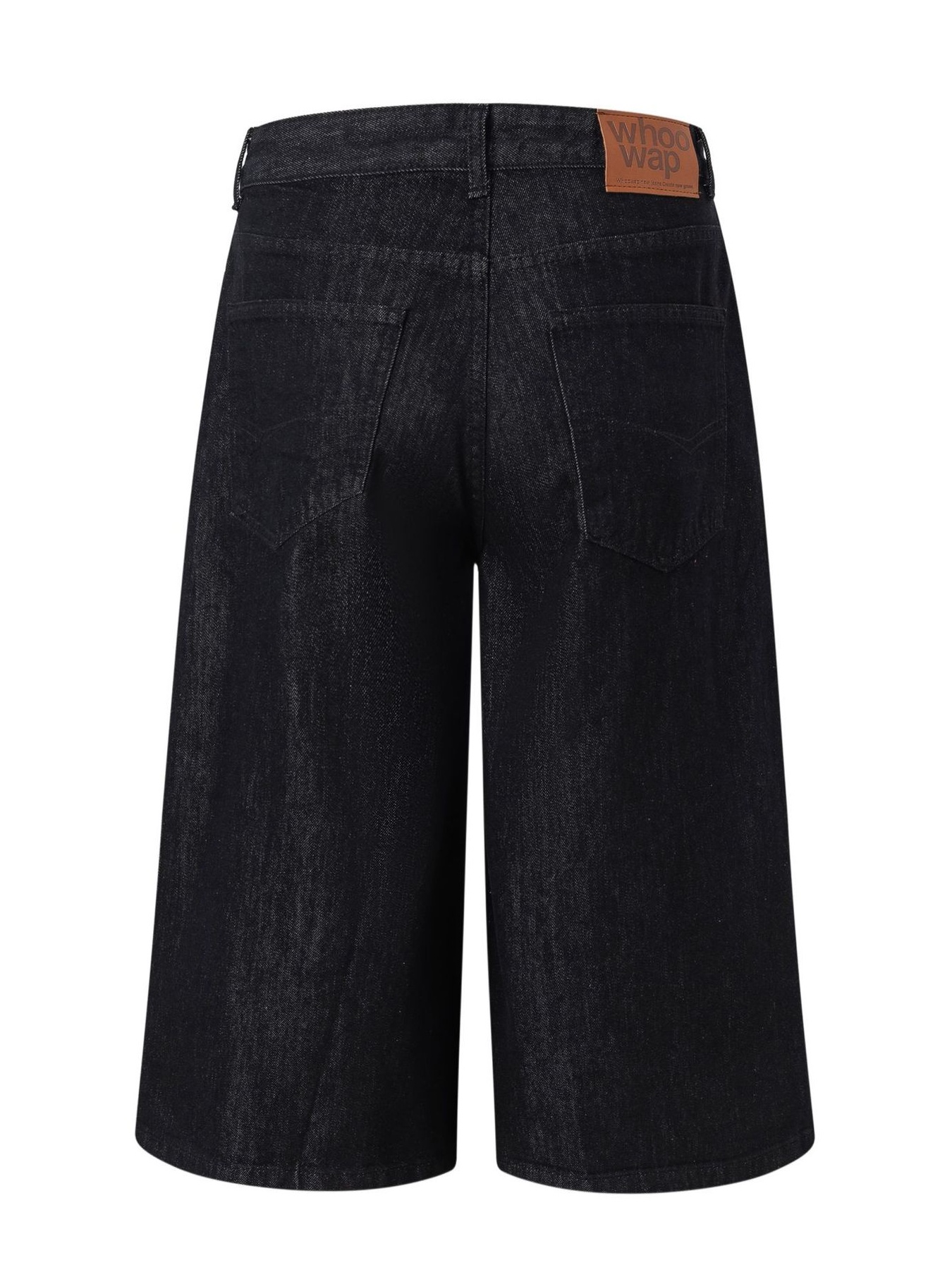 Men's Wide-Leg Denim Shorts