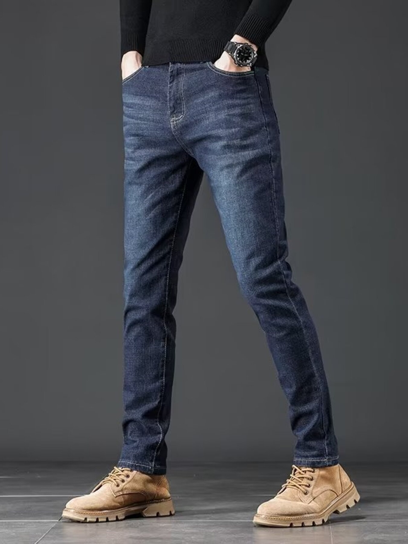 Men's Slim Fit Wash Jeans