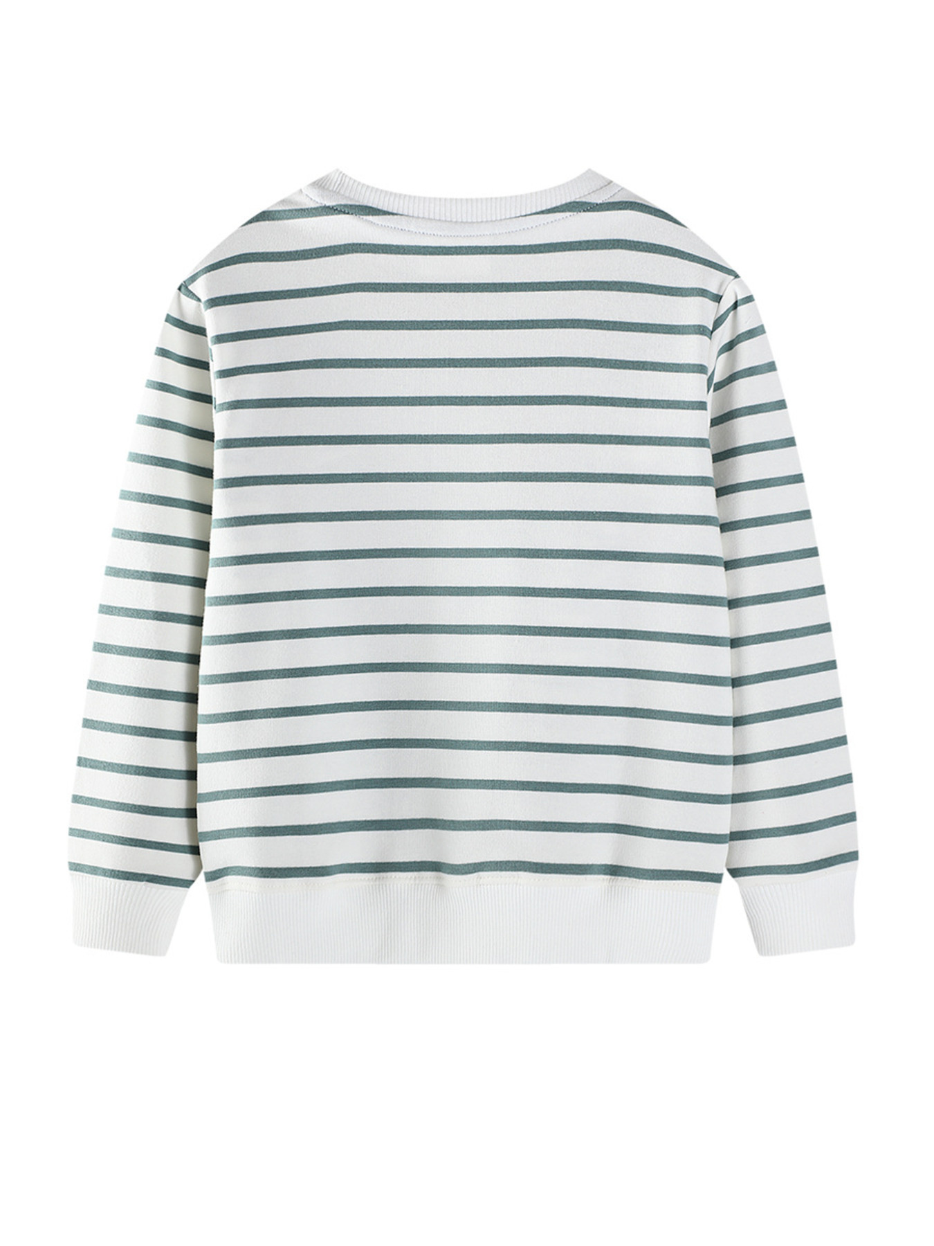 Children's Striped Tractor Crew Neck Sweatshirt