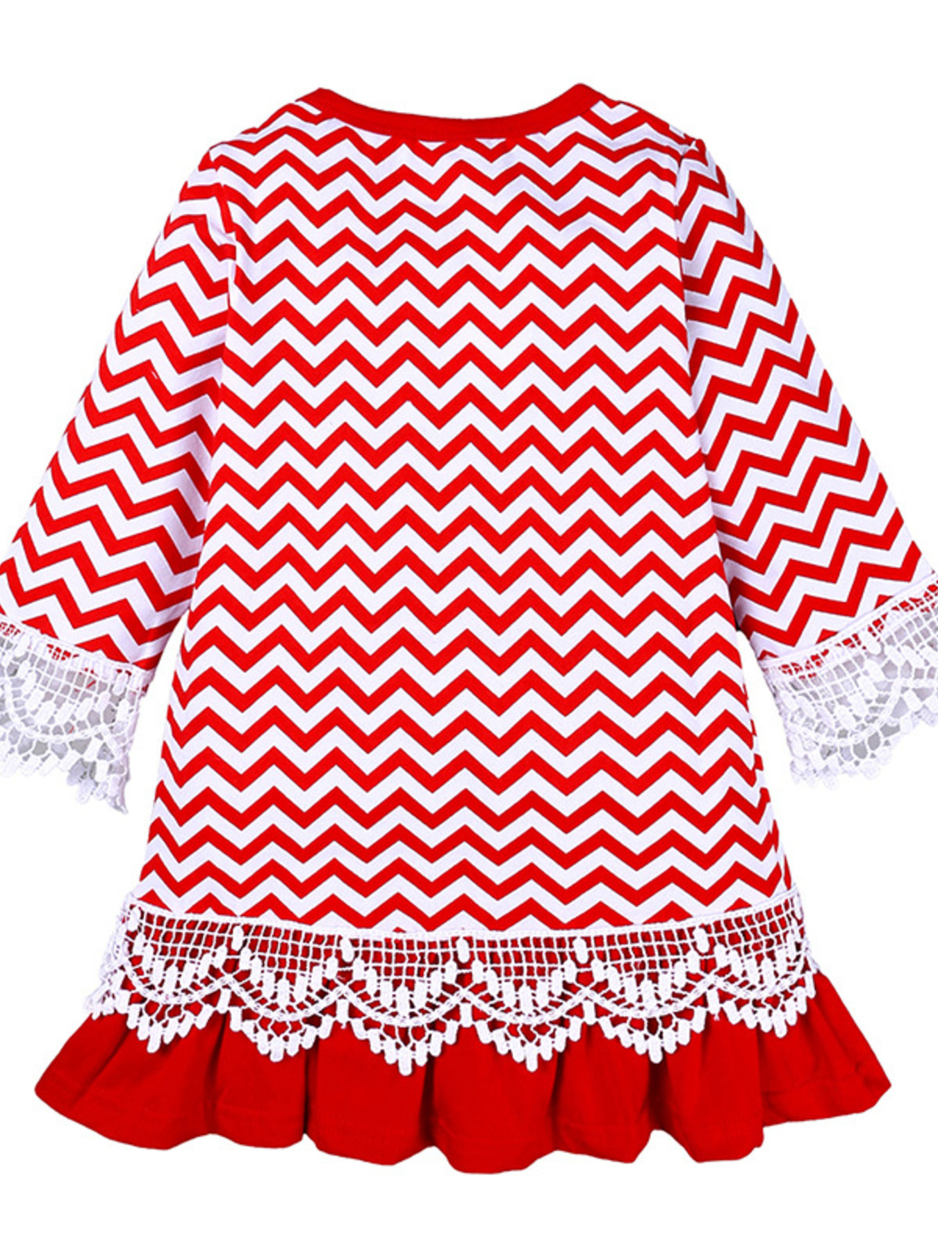 Children's Christmas Santa Long Sleeve Dress