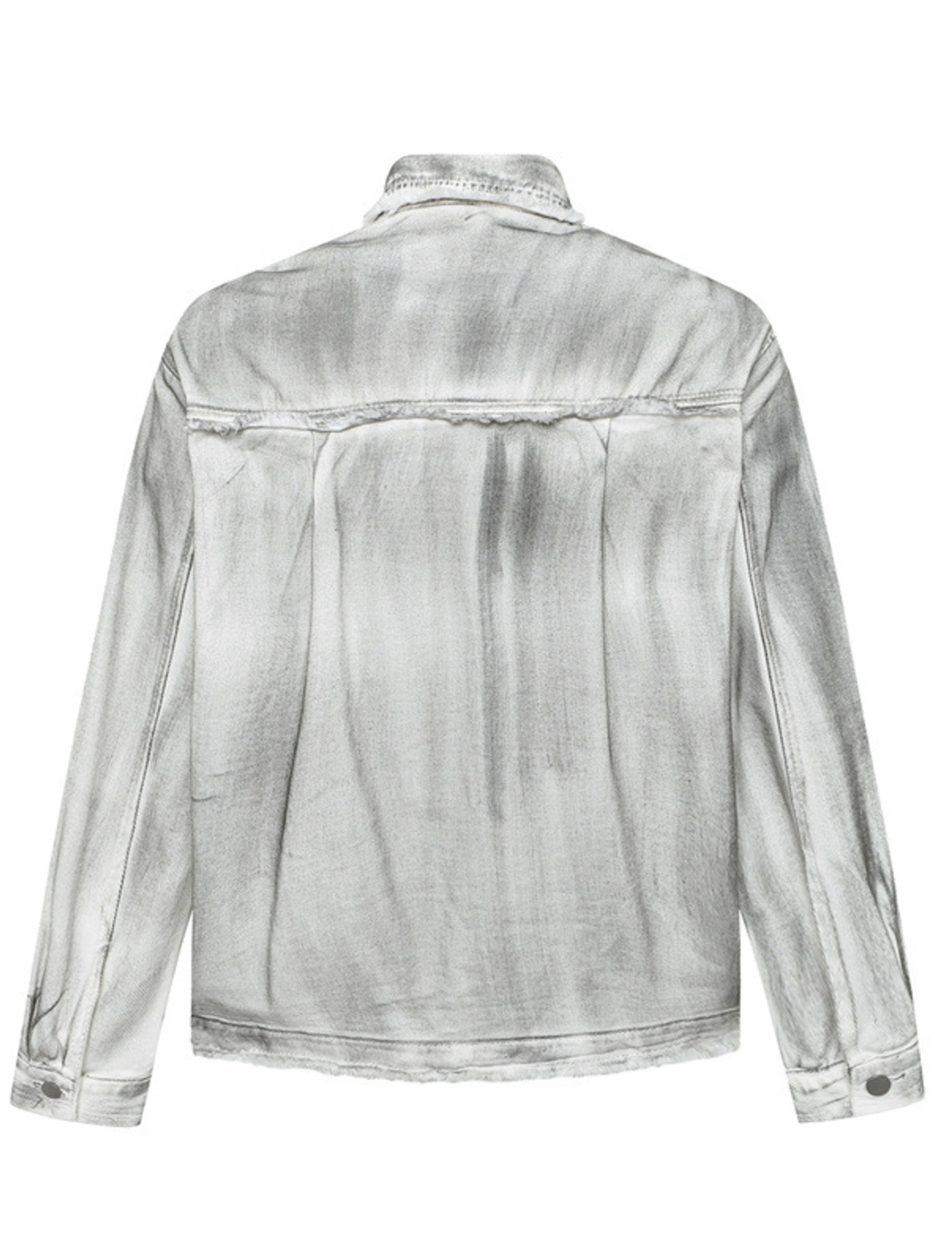 Men's Plus Size Wash Button Up Long Sleeve Denim Jacket