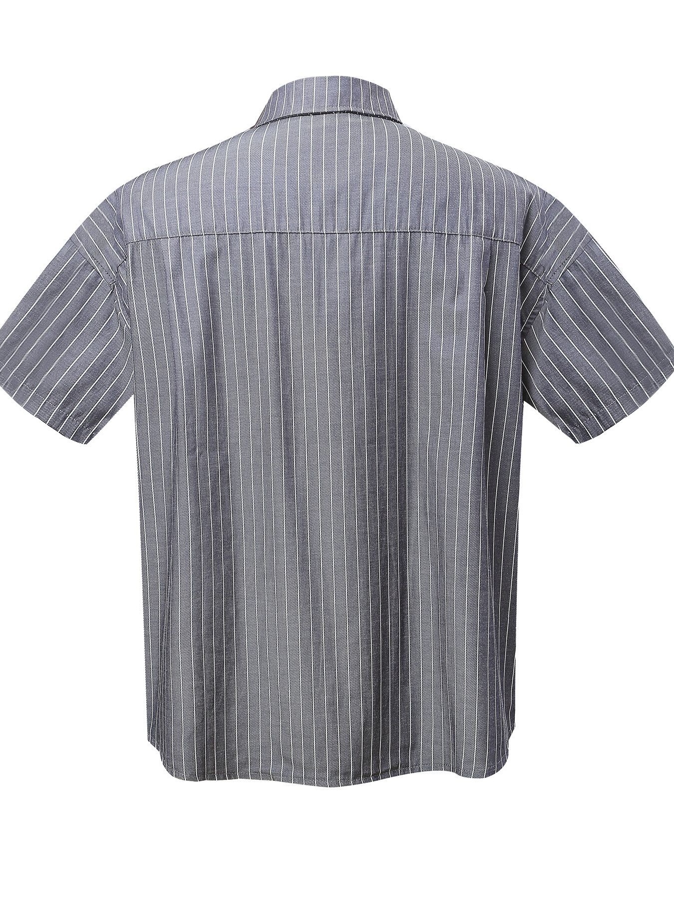 Men's Striped Short Sleeve Shirt