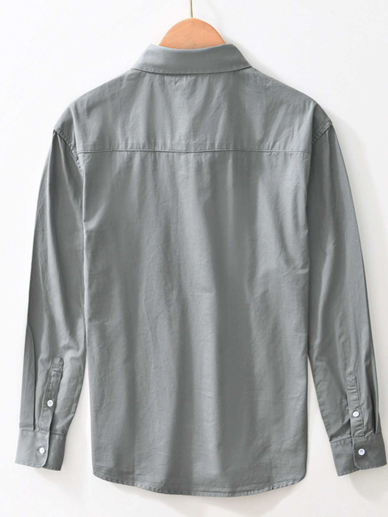 Men's Plus Size Button Up Long Sleeve Shirt