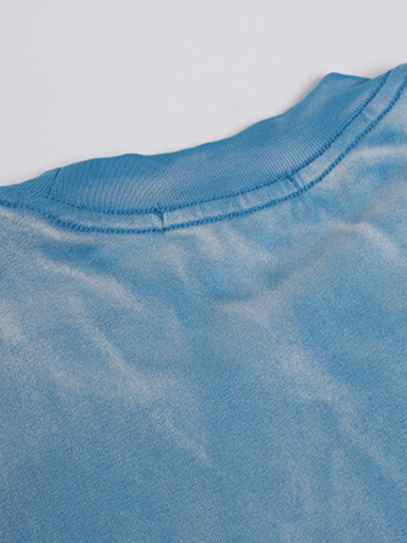 Men's Letter Round Neck Short Sleeve T-Shirt