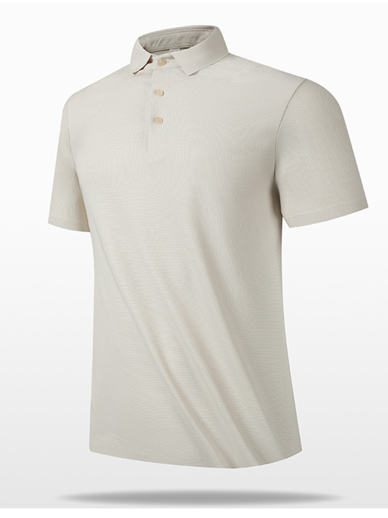 Men's Plus Size Button Detail Short Sleeve Polo